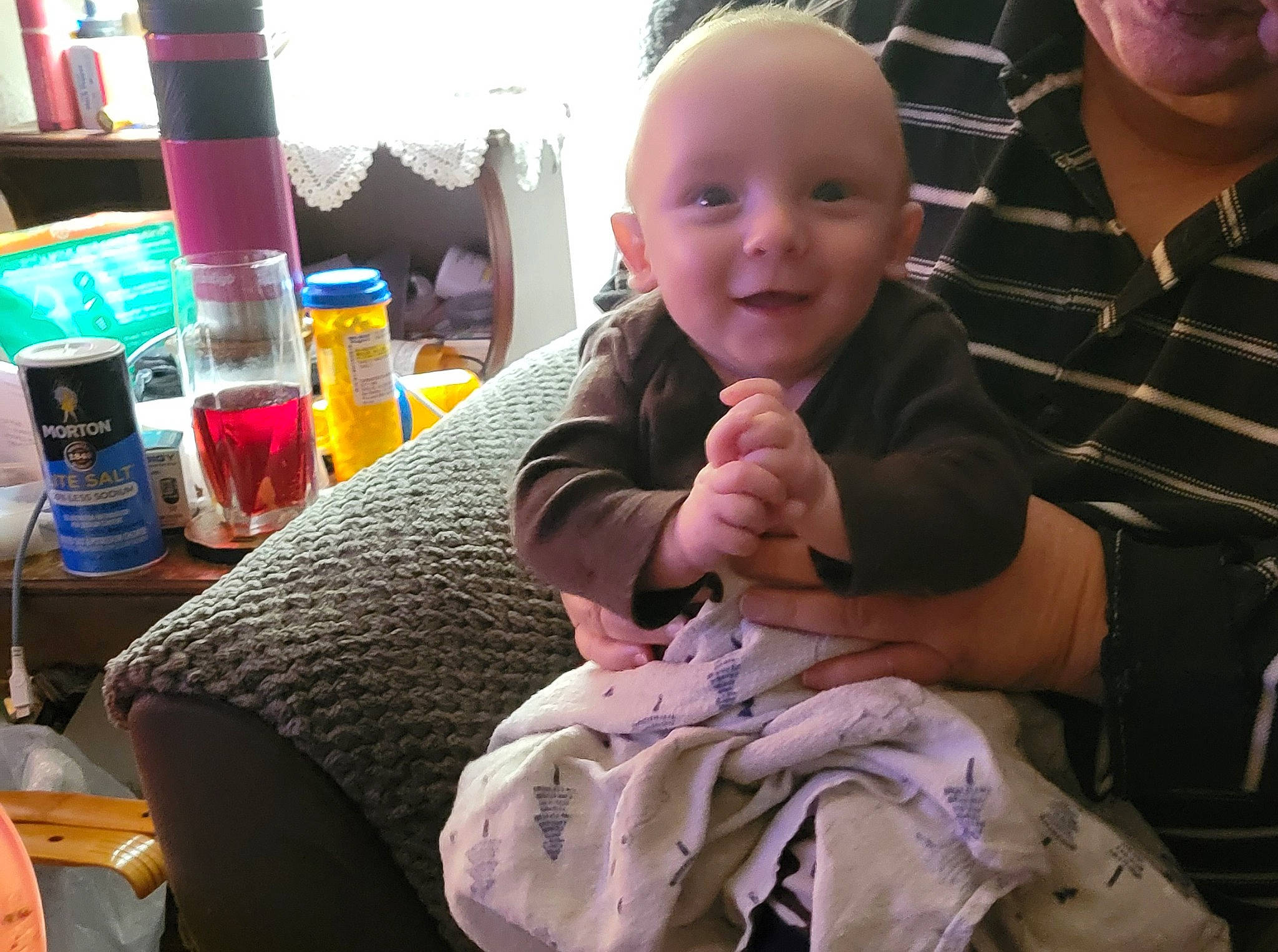 Leo joined the competition — help win amazing prizes! baby, baby_toddler_clothing, chair, cheek, child, comfort, event, finger, fun, gesture, happy, joy, lap, person, sharing, sitting, skin, smile, table, tableware