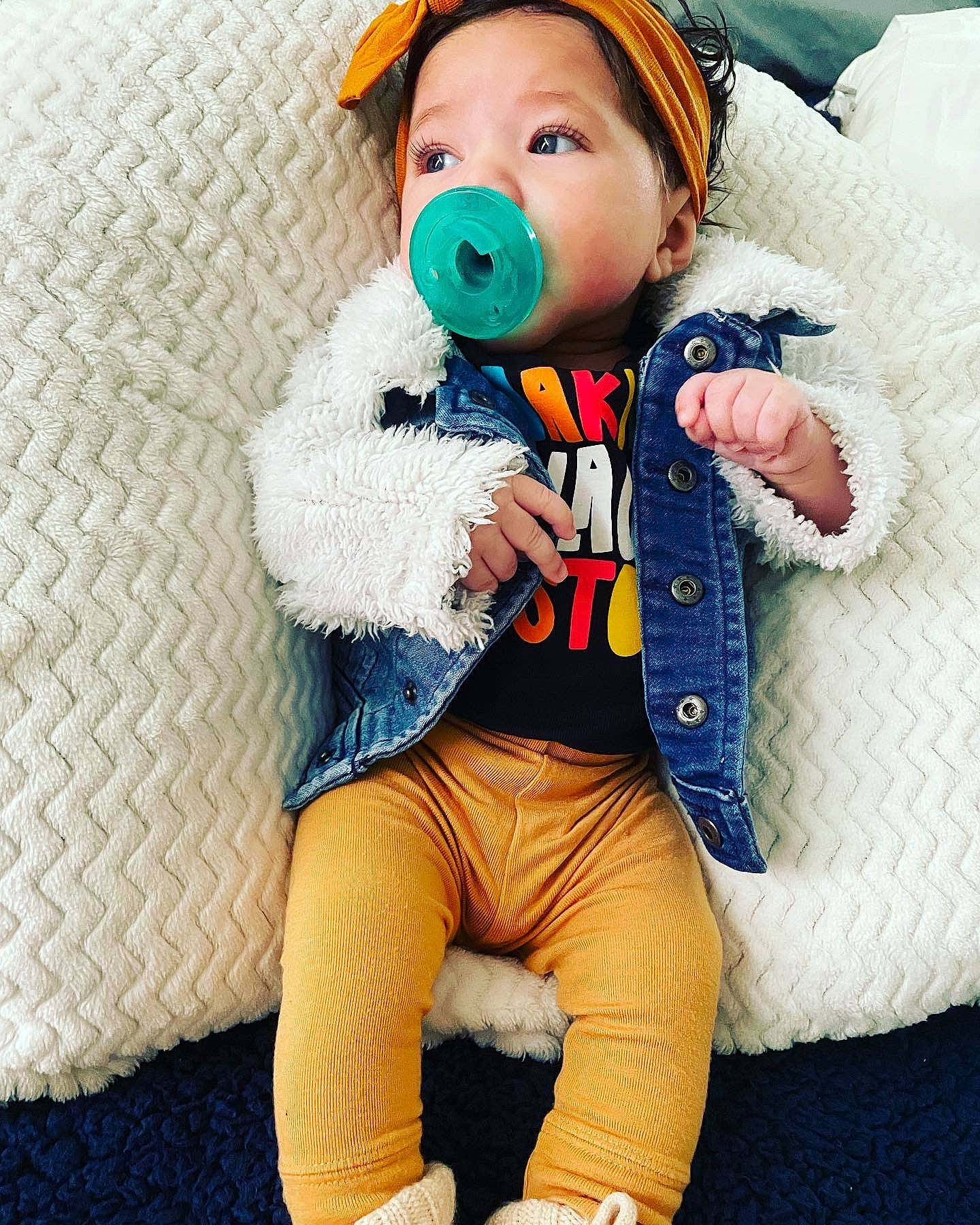 Kamila joined the competition — help win amazing prizes! baby, baby_toddler_clothing, cap, child, comfort, cool, electric_blue, fur, happy, human_leg, knee, outerwear, person, skin, sleeve, stuffed_toy, textile, thigh, toddler, toy