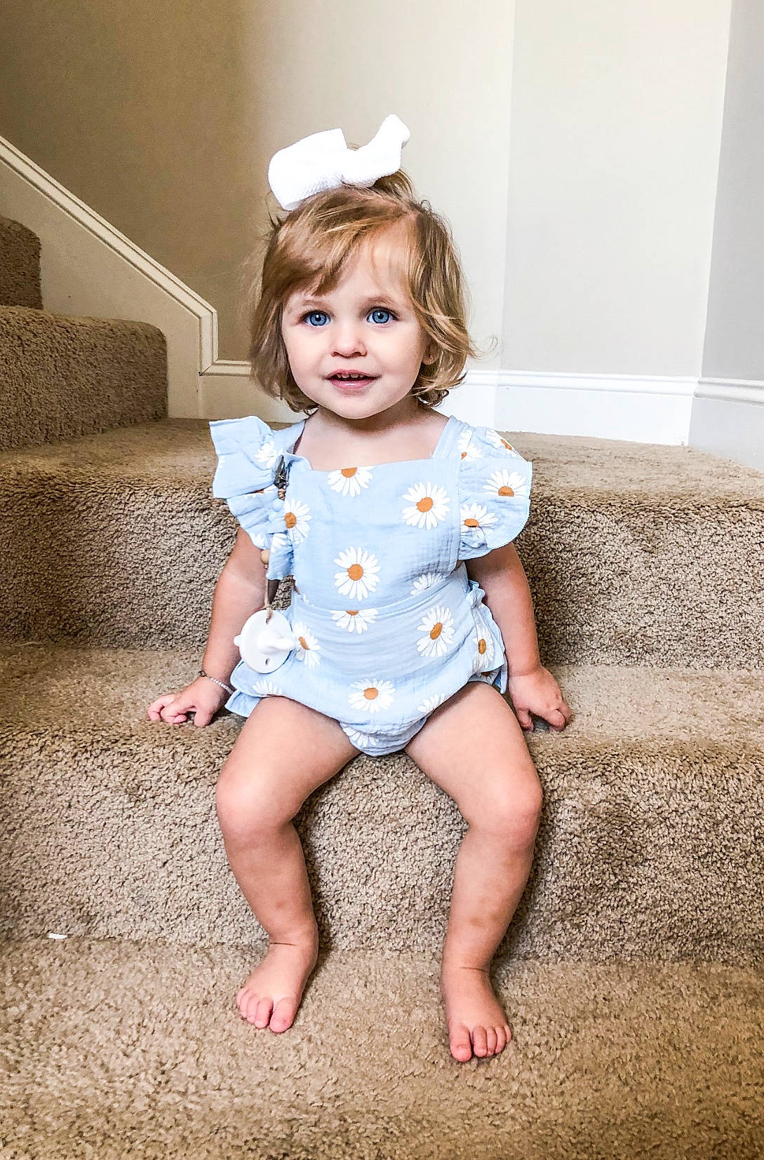 Felicity joined the competition — help win amazing prizes! baby, baby_toddler_clothing, beauty, blond, child, child_model, design, dress, floor, leg, pattern, person, photography, pink, room, sitting, skin, sleeve, smile, toddler