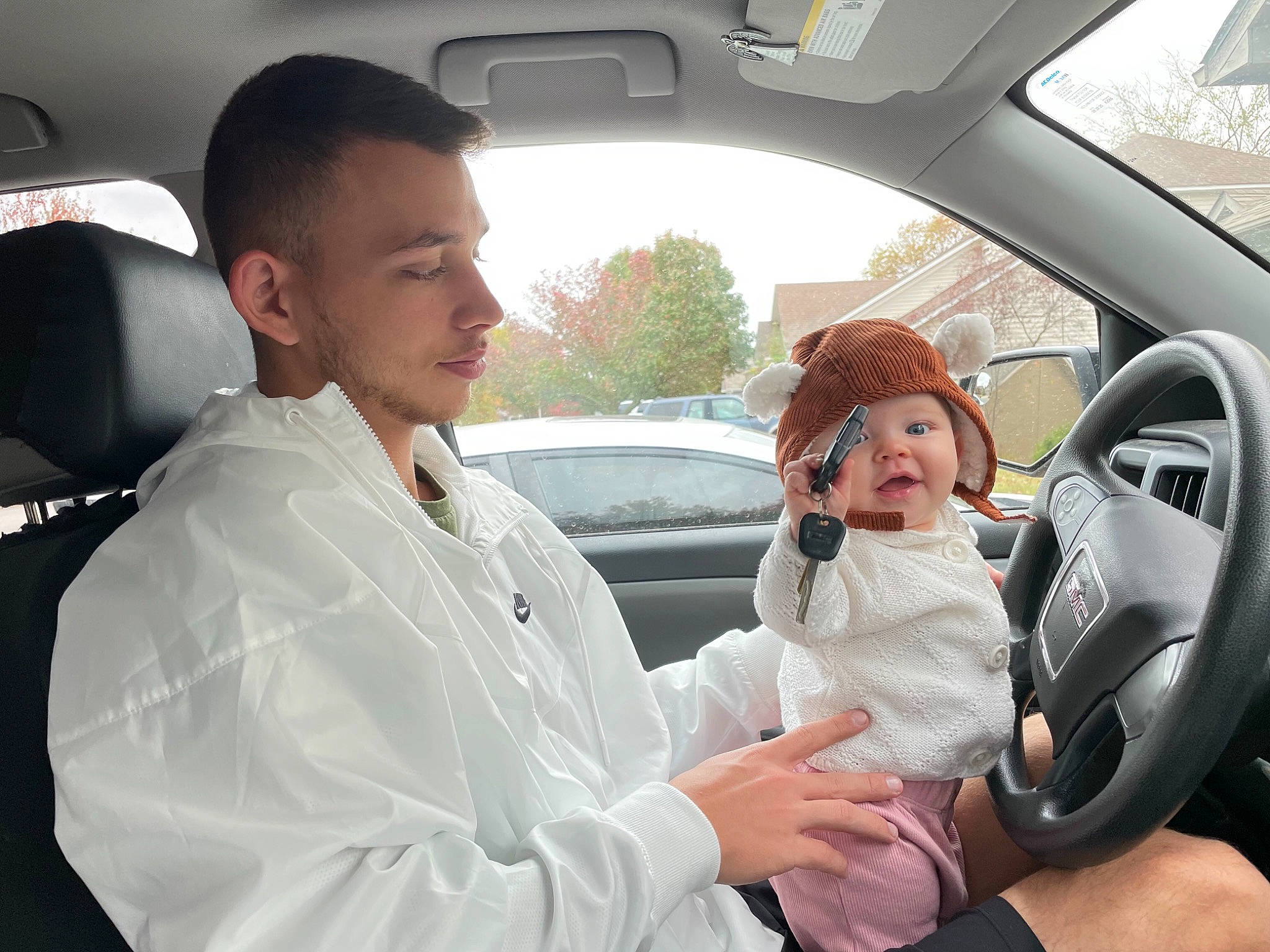 Kaylynn is registered to the contest to win money with this photo: auto_part, automotive_design, automotive_window_part, car, car_seat, city_car, driving, family_car, head_restraint, headwear, luxury_vehicle, person, steering_part, steering_wheel, vehicle, vehicle_door