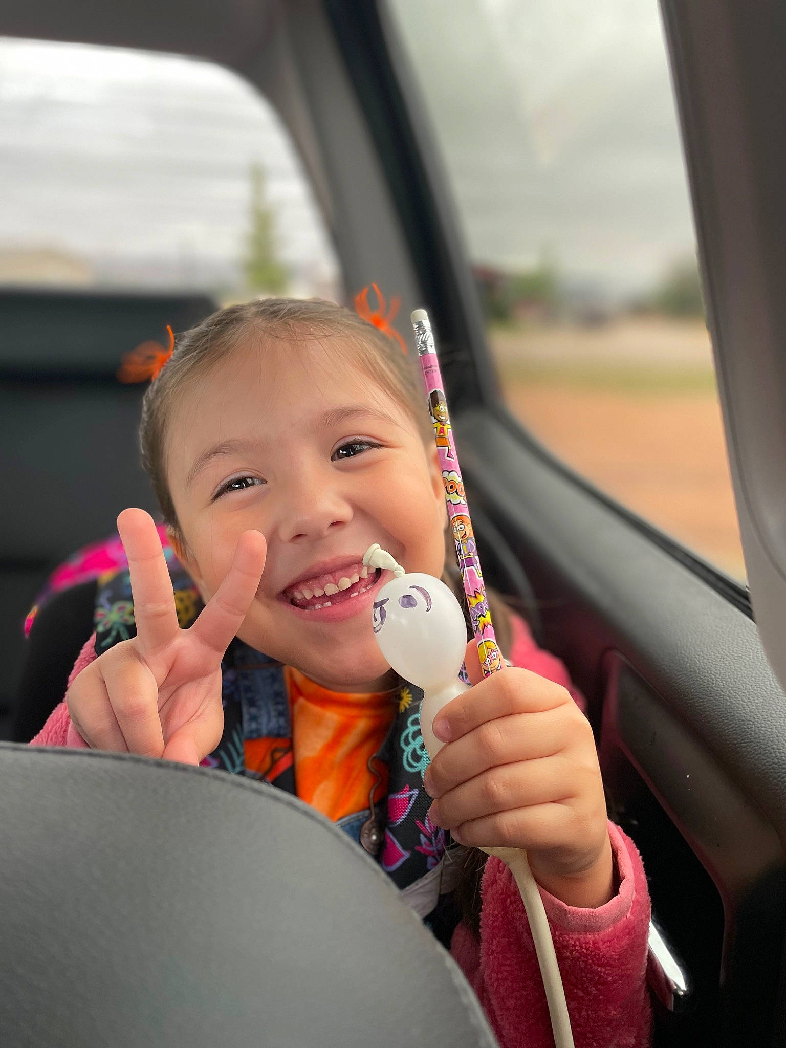 Noellani joined the competition — help win amazing prizes! automotive_design, automotive_mirror, baby, car, car_seat, finger, gesture, hand, happy, joy, lip, motor_vehicle, person, rear_view_mirror, skin, smile, steering_wheel, toddler, tree, vehicle