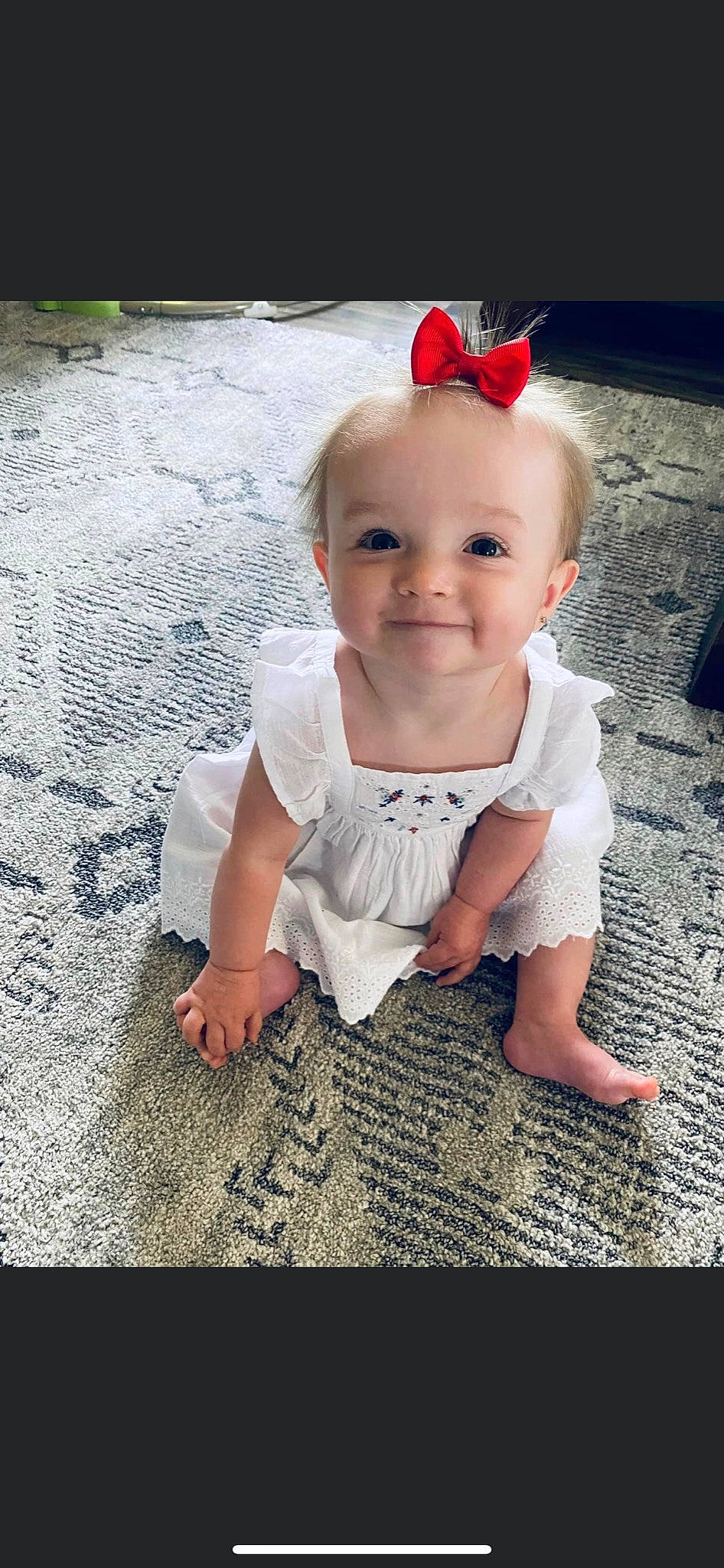 Charlotte is registered to the contest to win money with this photo: baby, baby_toddler_clothing, beauty, child, costume_hat, flash_photography, flooring, fun, grass, happy, joy, magenta, pattern, people_in_nature, person, pink, sitting, skin, sleeve, smile