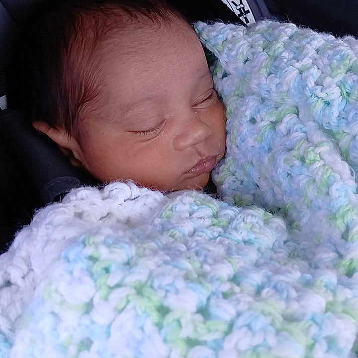 Malikye joined the competition — help win amazing prizes! baby, blanket, car_seat, child, comfort, cozy, cute, face, head, indoors, infant, knitted, newborn, pastel_colors, peaceful, portrait, resting, sleeping, soft, young