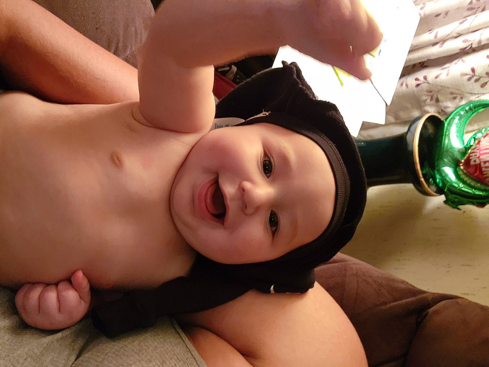 Victor is registered to the contest to win money with this photo: arm, bottle, drinkware, eye, eyebrow, finger, flash_photography, hair, hand, happy, head, headwear, human_body, joy, leg, lip, mouth, muscle, neck, person