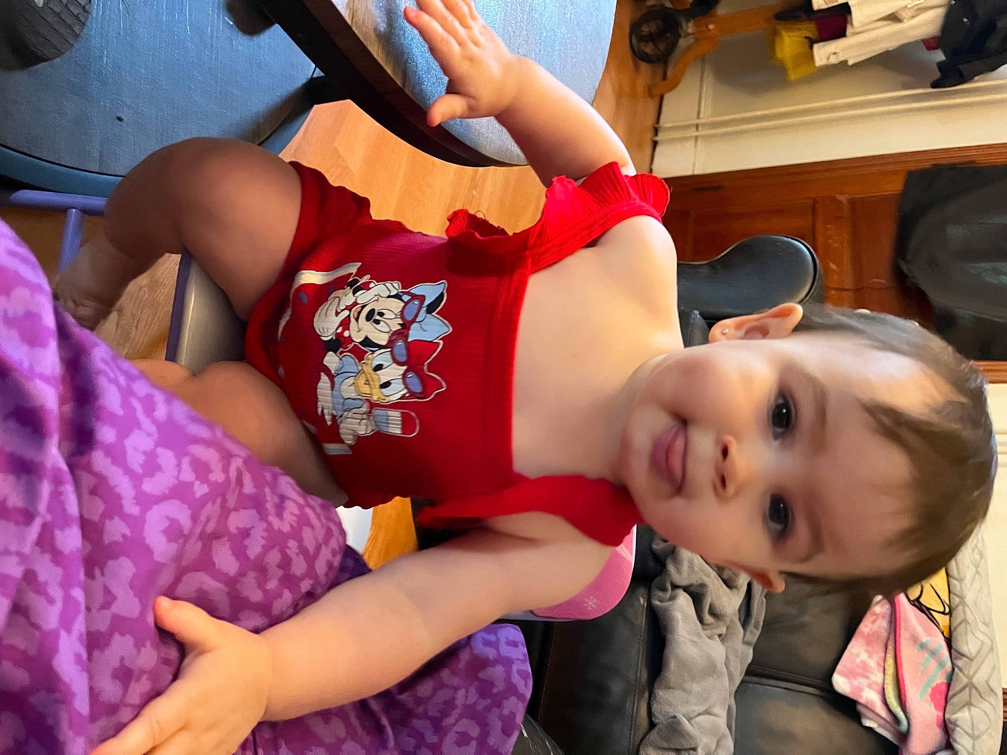 Catalina joined the competition — help win amazing prizes! abdomen, arm, baby_toddler_clothing, chest, child, elbow, event, fun, hand, happy, human_leg, joy, knee, leisure, person, room, shorts, smile, thigh, toddler