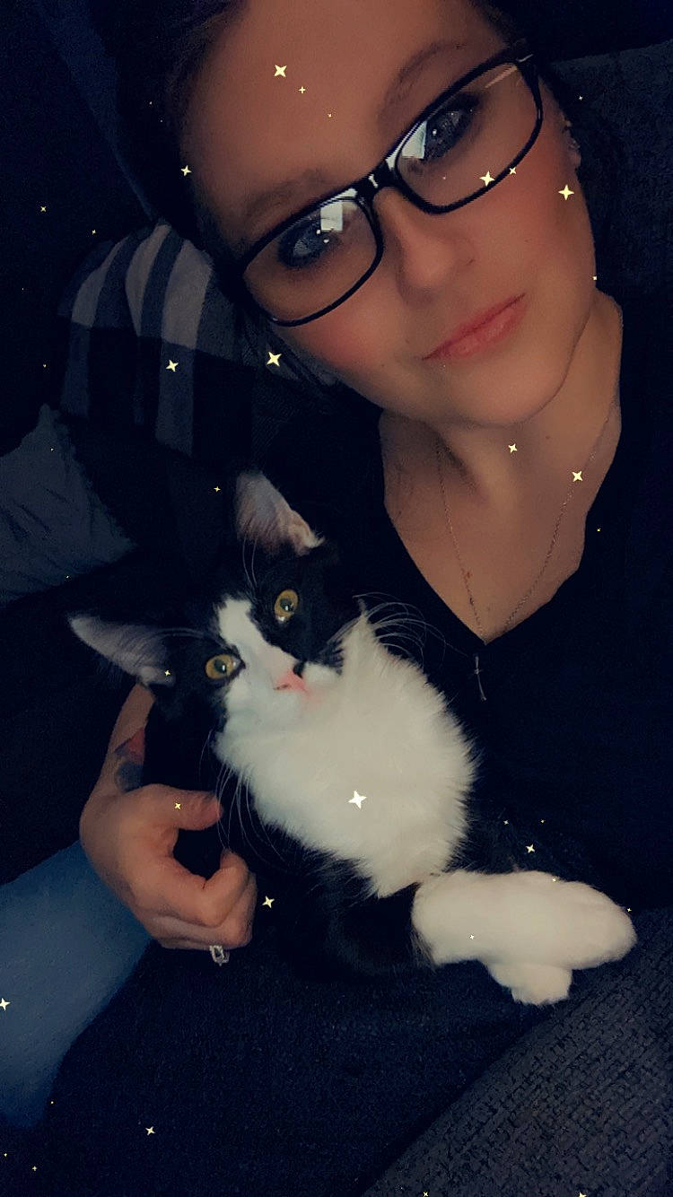 Deuce joined the competition — help win amazing prizes! arm, carnivore, cat, ear, eye, eyewear, felidae, finger, flash_photography, gesture, glasses, goggles, hand, human_body, lap, lip, neck, organ, skin, vision_care