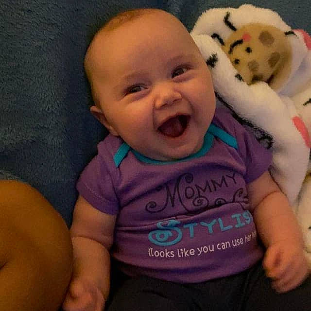 Addison joined the competition — help win amazing prizes! baby, baby_toddler_clothing, cheek, chin, comfort, eye, eyebrow, forehead, gesture, happy, head, iris, lip, mouth, neck, nose, person, skin, sleeve, smile