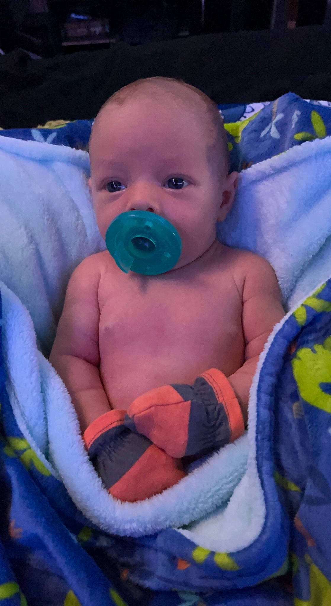 Cass joined the competition — help win amazing prizes! abdomen, azure, baby, baby_products, baby_toddler_clothing, cheek, child, comfort, electric_blue, fun, happy, linens, mouth, nail, person, play, product, sitting, skin, thumb