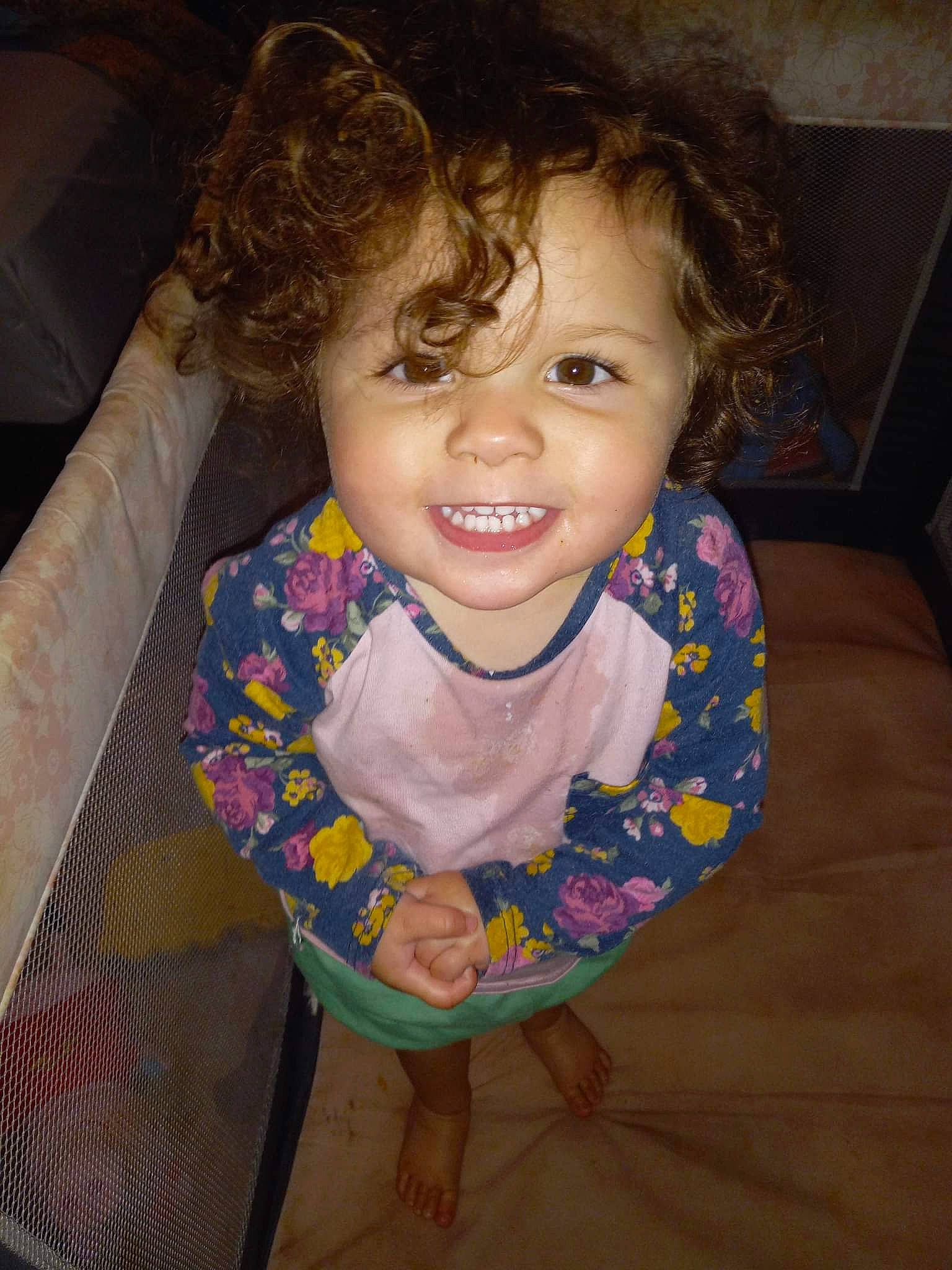 Caliana joined the competition — help win amazing prizes! baby, baby_toddler_clothing, chair, cheek, child, comfort, couch, eye, flash_photography, fun, hairstyle, happy, head, human_body, iris, joy, mouth, nose, person, sitting