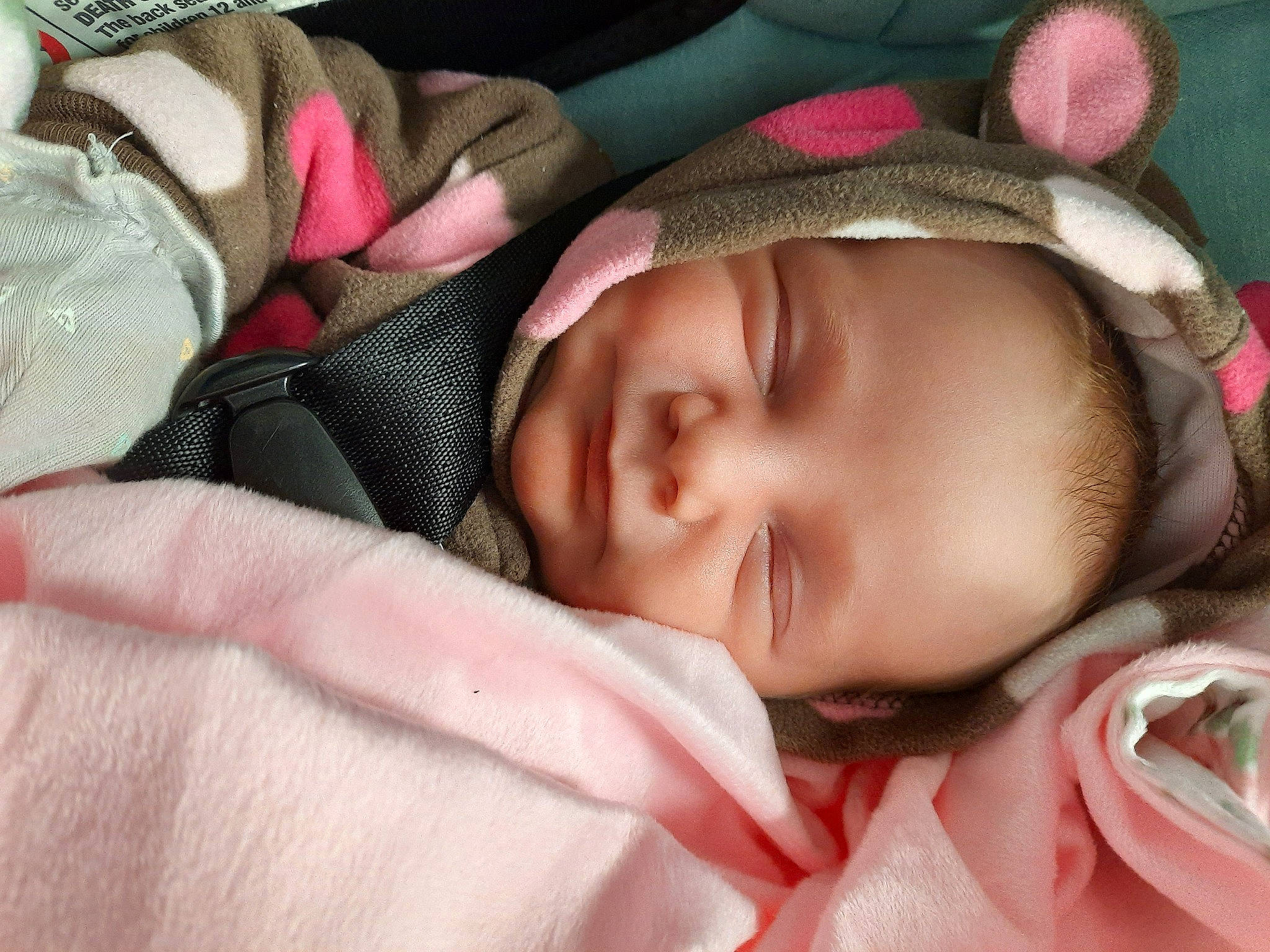 Octaveah joined the competition — help win amazing prizes! baby, baby_products, baby_toddler_clothing, carmine, cheek, child, close_up, comfort, eyebrow, eyelash, fashion_accessory, iris, linens, lip, mouth, nose, person, pink, skin, smile