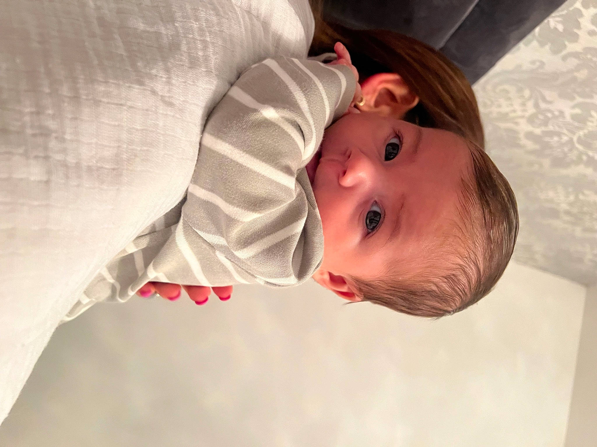 Mara is registered to the contest to win money with this photo: baby, baby_toddler_clothing, cheek, child, comfort, eyebrow, eyelash, fun, happy, hat, human_body, iris, lip, mouth, neck, nose, person, skin, sleeve, smile