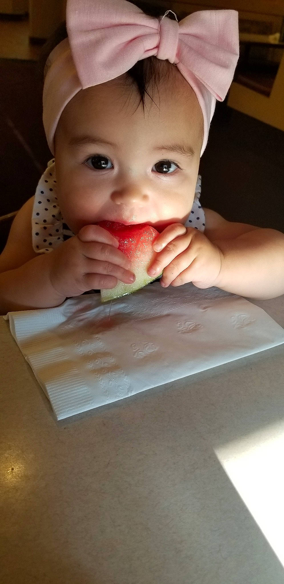 Kayloni joined the competition — help win amazing prizes! baby, cheek, child, comfort_food, eating, face, food, head, joy, lip, nose, person, skin, sweetness, toddler