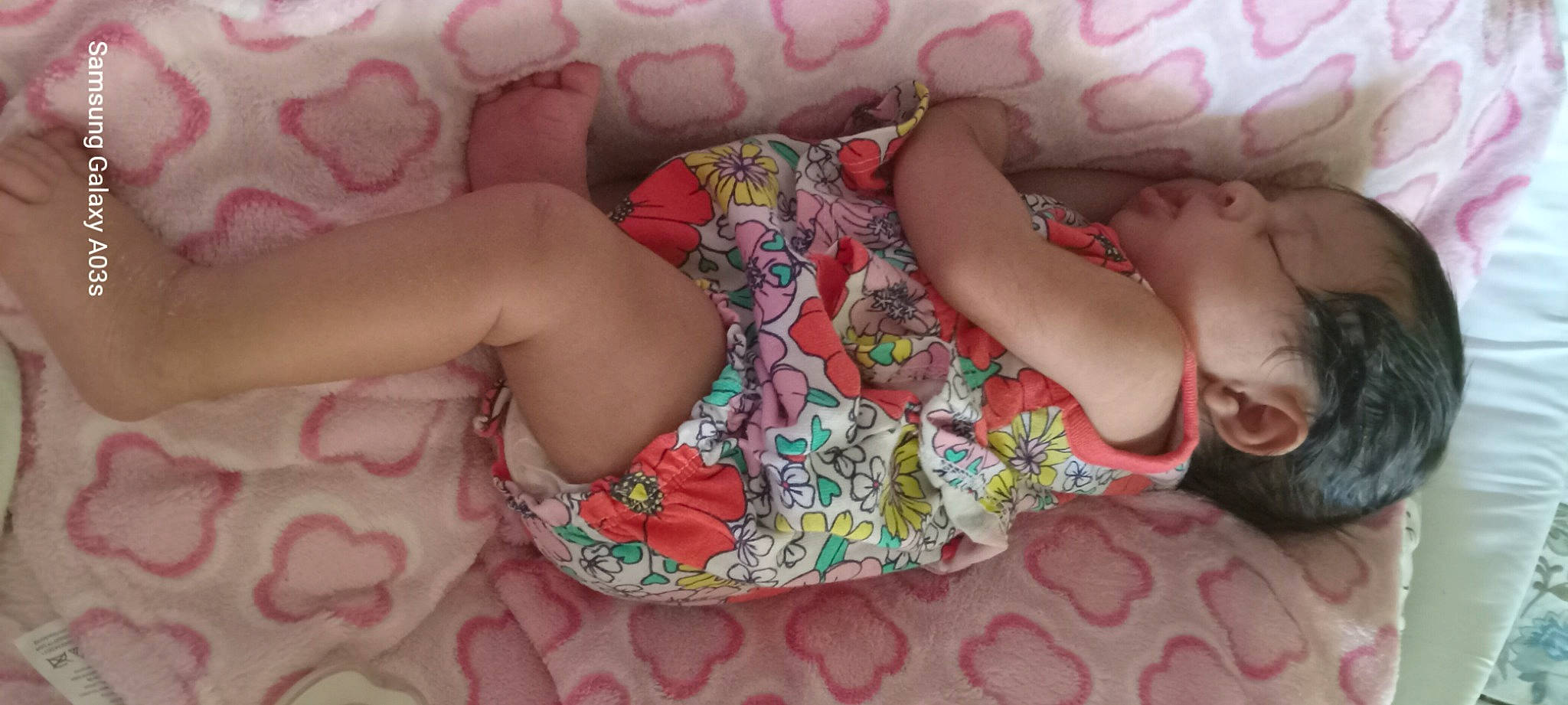 Kaia joined the competition — help win amazing prizes! arm, baby_toddler_clothing, cheek, child, comfort, creative_arts, finger, hair, hand, head, human_body, leg, mouth, nail, person, pink, product, skin, textile, thigh