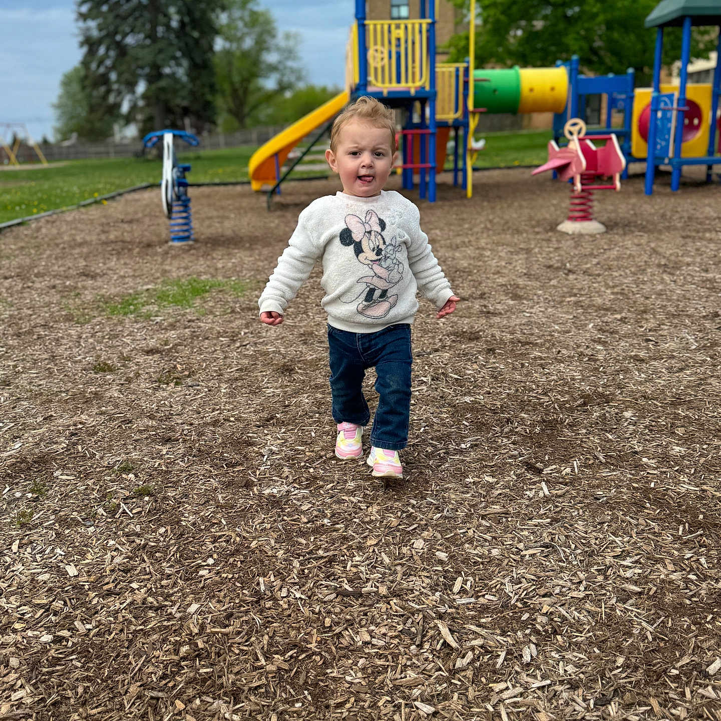 Mckinzleigh is registered to the contest to win money with this photo: bicycle, child, clothing, face, female, girl, grass, head, nature, outdoorplayarea, outdoors, pants, park, person, photography, plant, playarea, portrait, transportation, vehicle