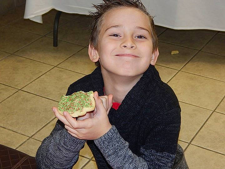 Braiden joined the competition — help win amazing prizes! child, day, eating, facial_expression, human_action, joy, person, smile, toddler