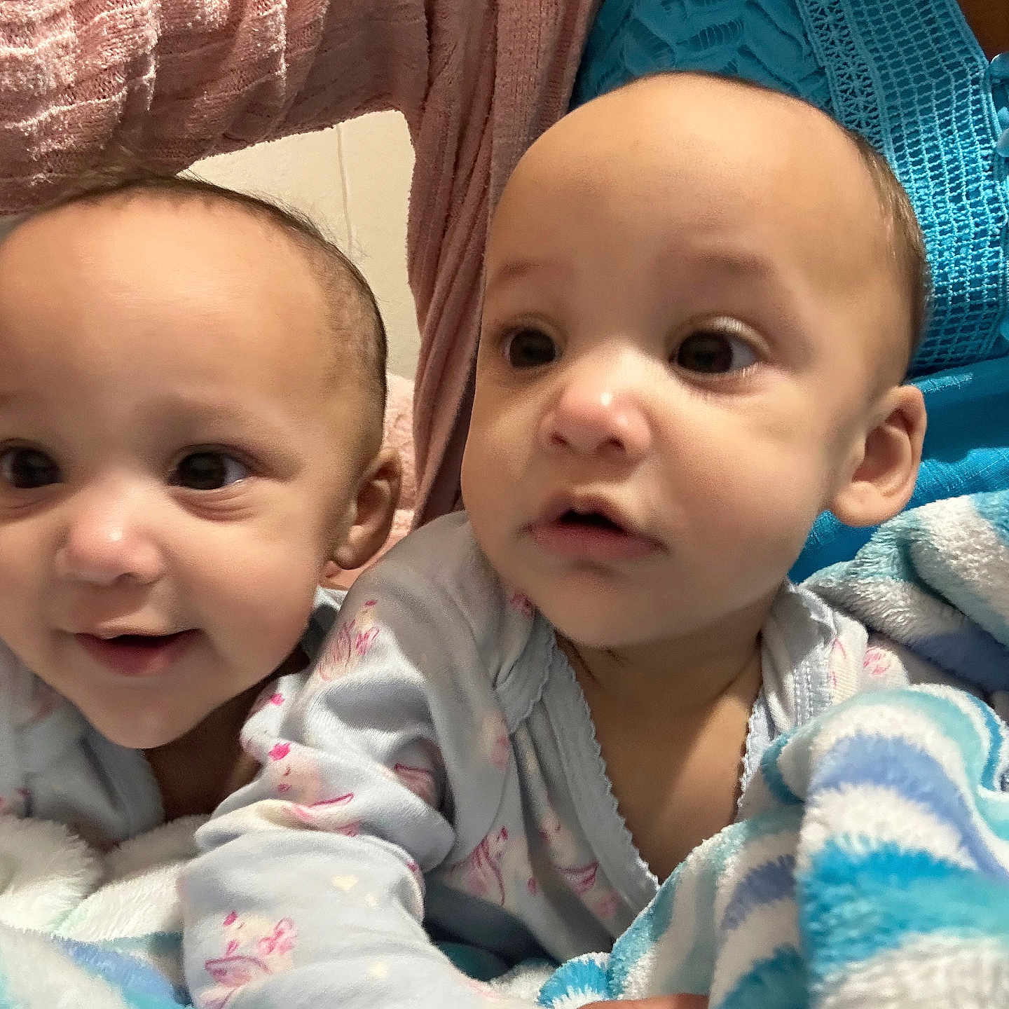 Gretell joined the competition — help win amazing prizes! baby, bedroom, blanket, child, comfort, cozy, cuddle, cute, family, indoor, infant, newborn, pajamas, person, sleepwear, smile, soft, toddler, twin, warm