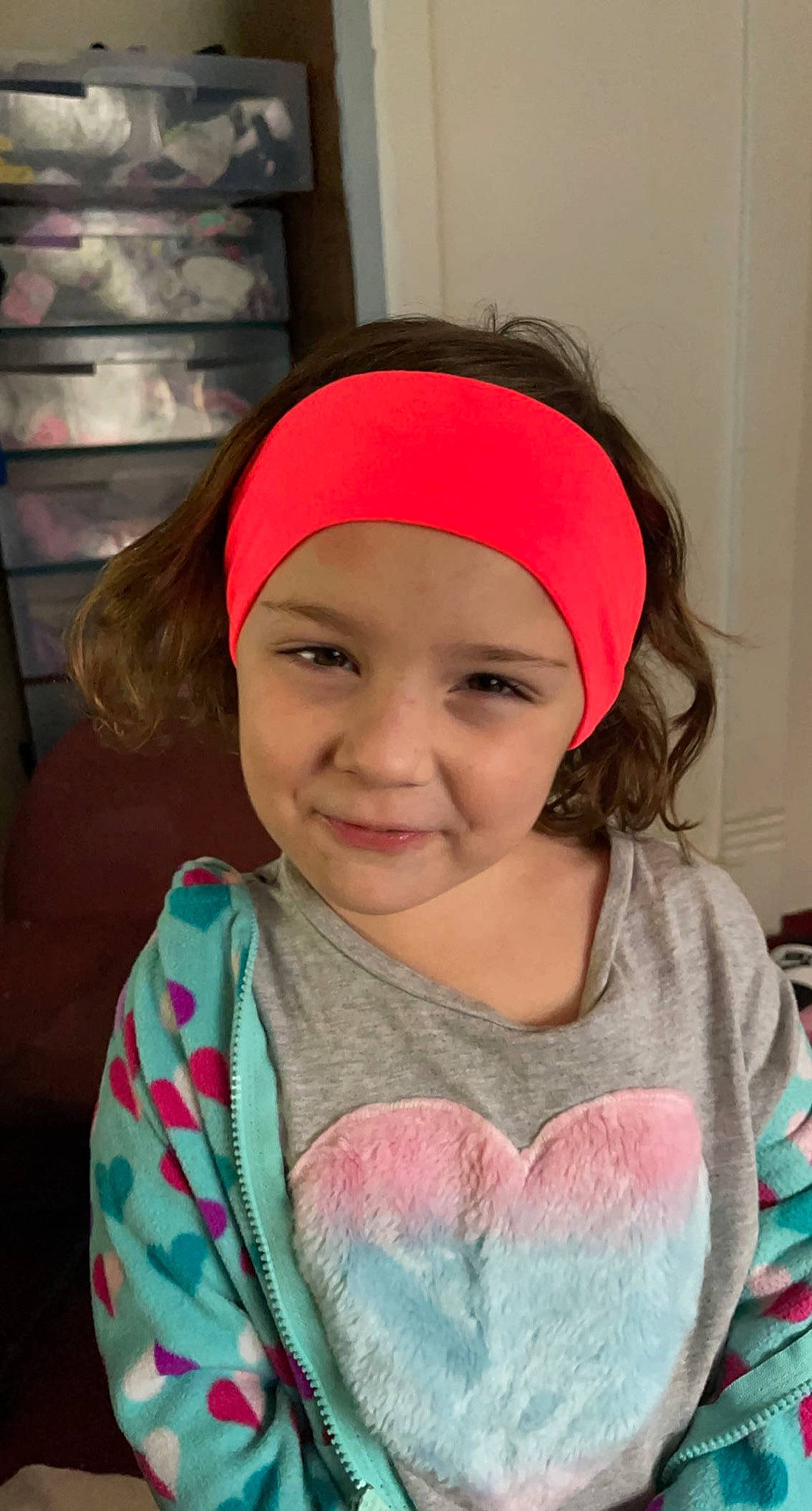 Addelyn is registered to the contest to win money with this photo: cap, cheek, chin, clothing, ear, eye, eyebrow, eyelash, forehead, happy, headwear, joy, lip, mouth, neck, nose, organ, outerwear, person, pink