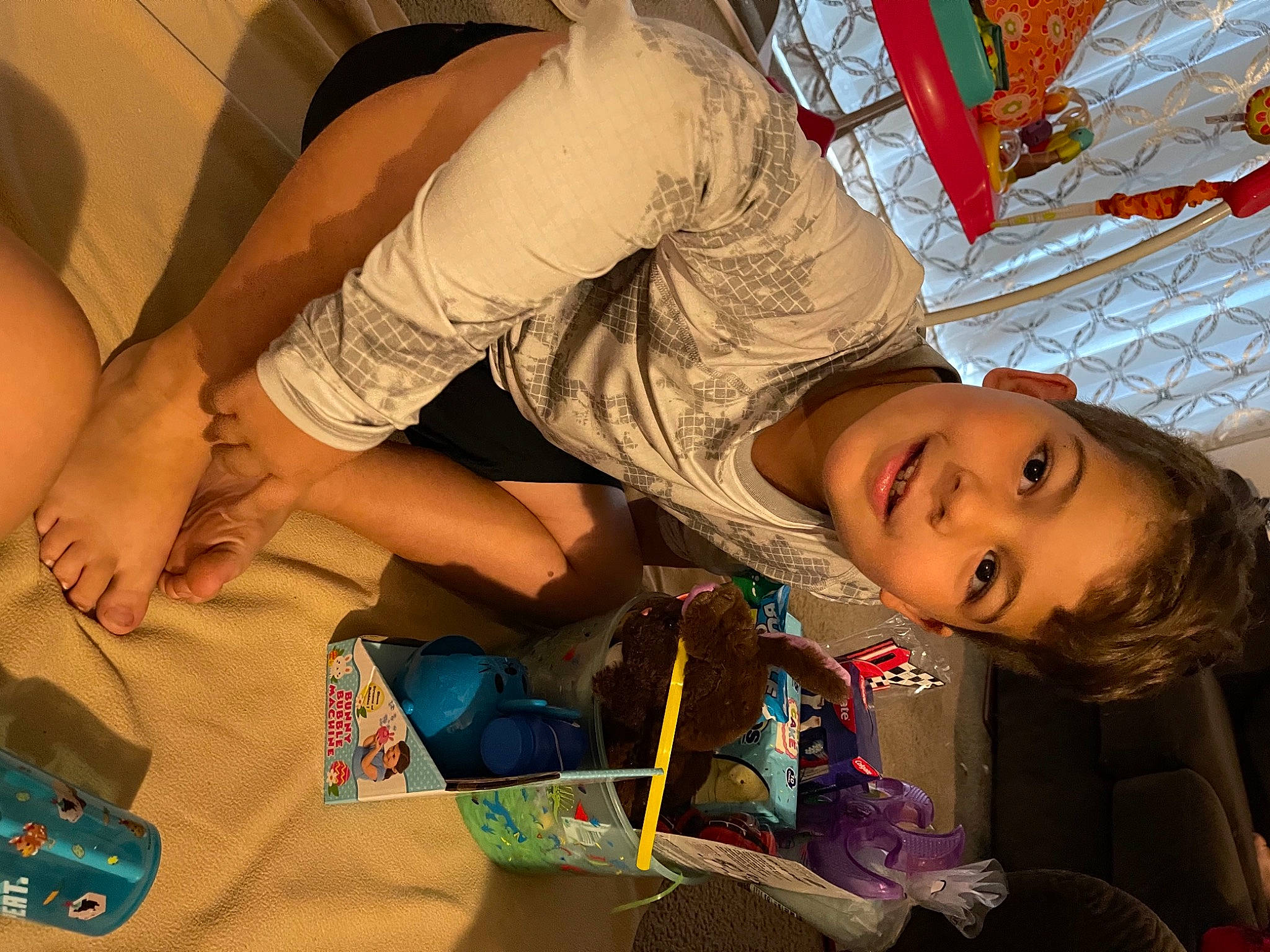 Anthony joined the competition — help win amazing prizes! beauty, chest, child, comfort, fun, happy, human_body, joy, leisure, mouth, nail, person, play, room, smile, snapshot, textile, toddler, tree, vacation