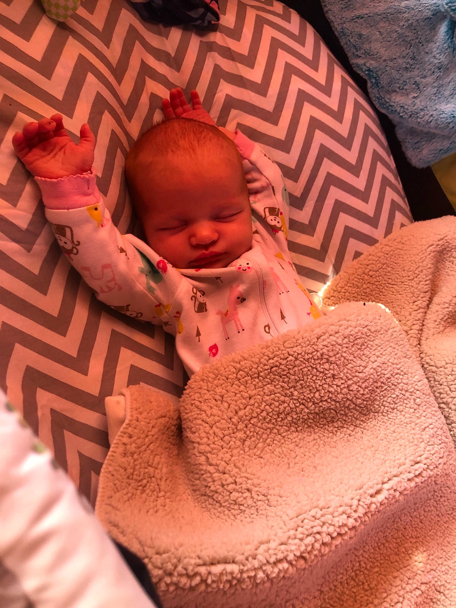 Brinleigh joined the competition — help win amazing prizes! arm, baby, baby_sleeping, baby_toddler_clothing, cheek, chin, comfort, eye, head, human_body, linens, lip, mouth, neck, nose, person, pink, skin, sleeve, textile