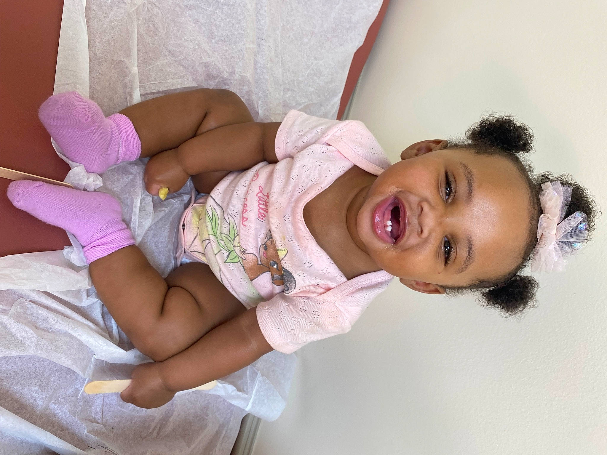 Kaleese joined the competition — help win amazing prizes! baby_toddler_clothing, cheek, comfort, dress, eye, eyelash, face, finger, happy, head, human_body, joint, leg, lip, person, pink, product, skin, smile, textile