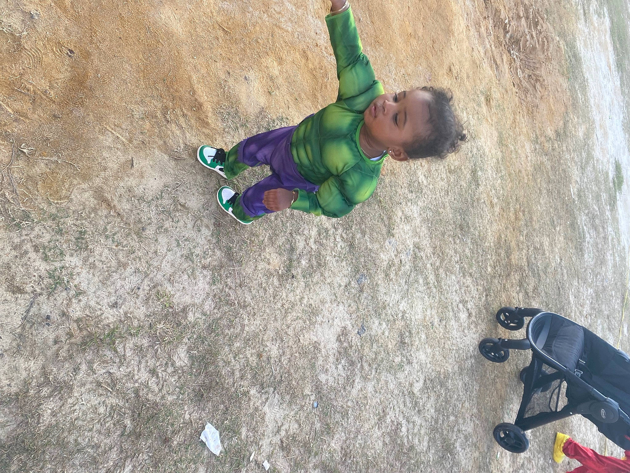 Arshawn joined the competition — help win amazing prizes! adventure, asphalt, baby, child, concrete, flooring, fun, grass, landscape, leisure, people_in_nature, person, recreation, road_surface, sand, shadow, sidewalk, soil, toddler, wall