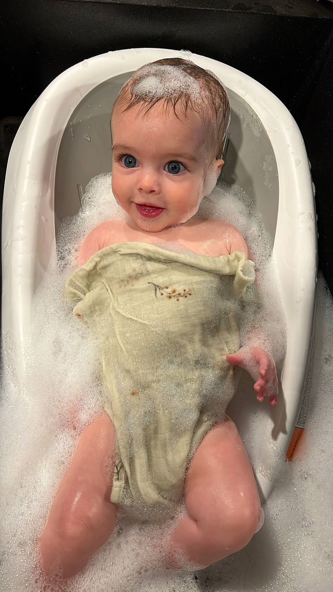 Avalee joined the competition — help win amazing prizes! art, baby, baby_products, bathing, cheek, chest, child, dress, eye, finger, foot, headgear, iris, nose, person, pink, sitting, skin, smile, thumb