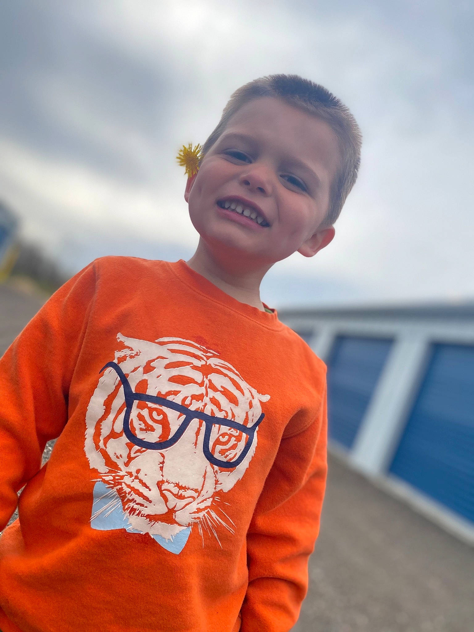 Ian joined the competition — help win amazing prizes! blue, child, cool, electric_blue, fun, happy, joy, leisure, orange, outerwear, people, person, sleeve, smile, t_shirt, vacation