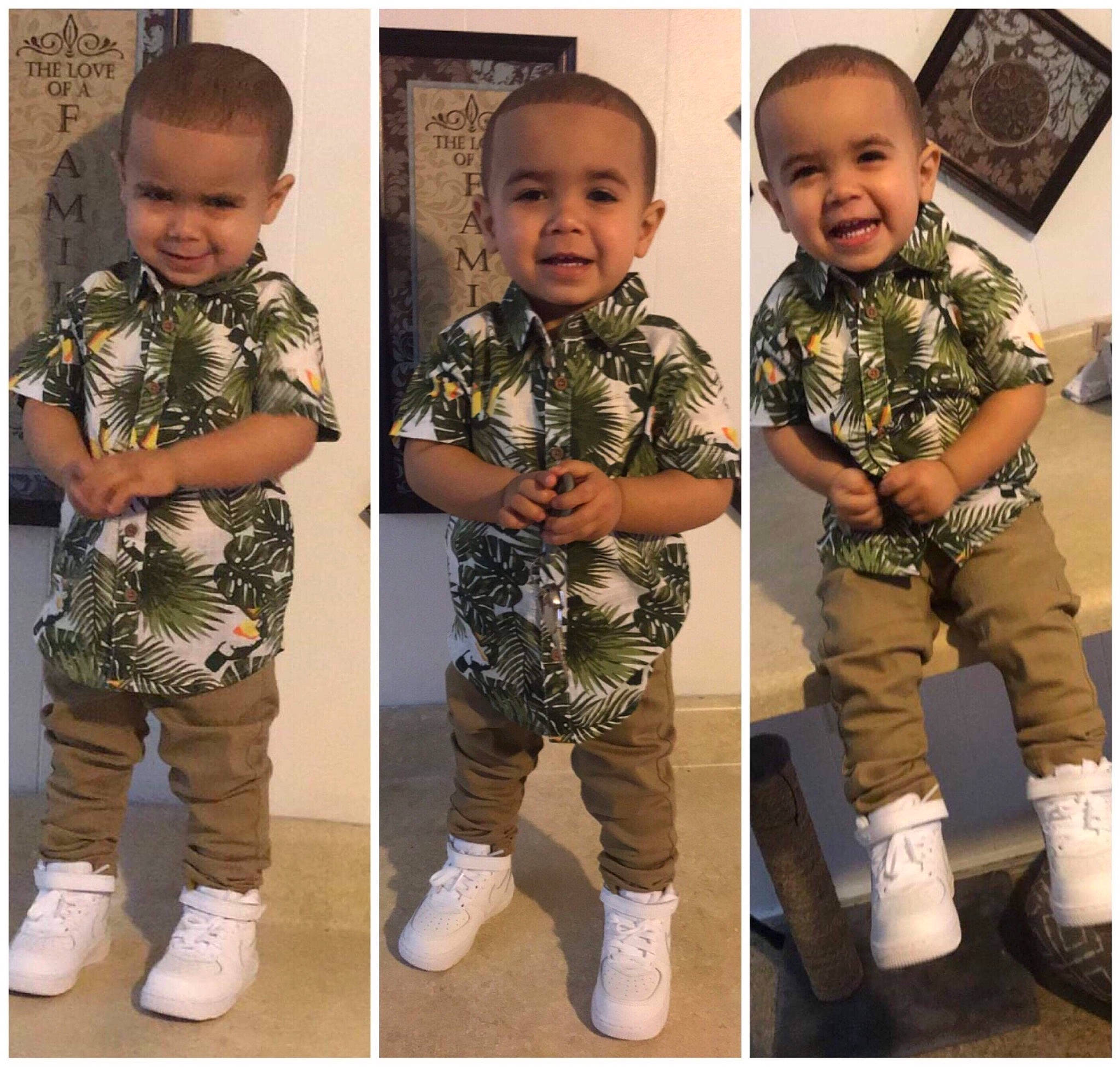 Jamarion joined the competition — help win amazing prizes! army, baby, camouflage, child, cool, design, footwear, head, joy, male, military, military_camouflage, military_uniform, pattern, person, shoe, sleeve, soldier, sports_gear, toddler