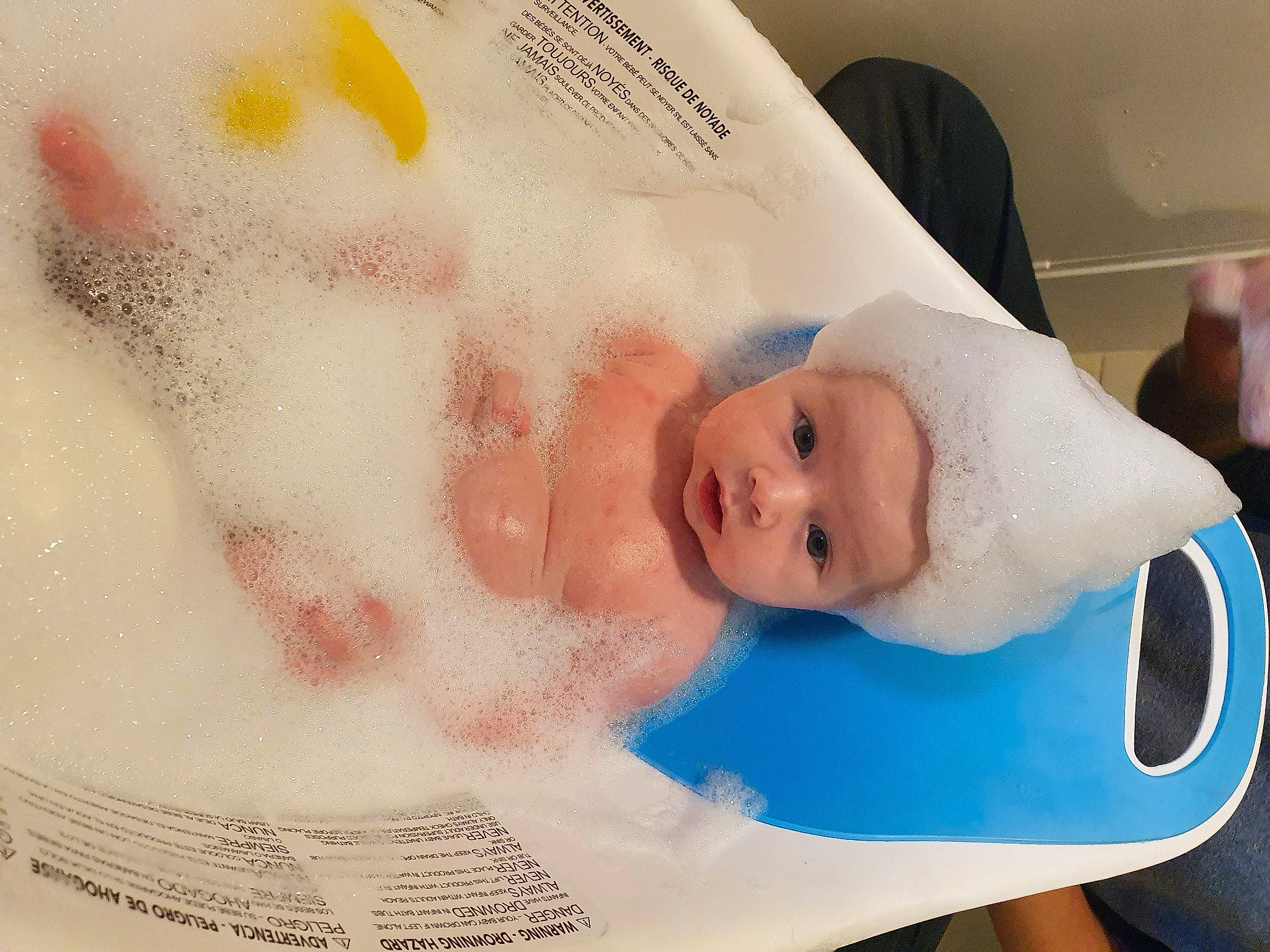Dennis is registered to the contest to win money with this photo: baby, baby_products, baby_toddler_clothing, bathing, cap, child, comfort, eyebrow, eyelash, fashion_accessory, happy, hat, headgear, leisure, linens, person, skin, sun_hat, swimming_pool, toddler