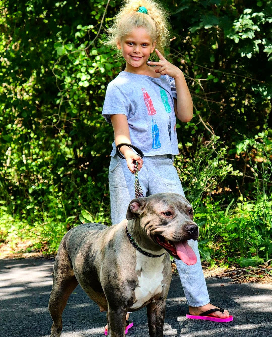 Elizabeth joined the competition — help win amazing prizes! carnivore, collar, companion_dog, dog, dog_breed, dog_collar, dog_hiking, electric_blue, fashion_accessory, fawn, grass, joy, leash, person, photograph, plant, smile, snout, sporting_group, street_fashion