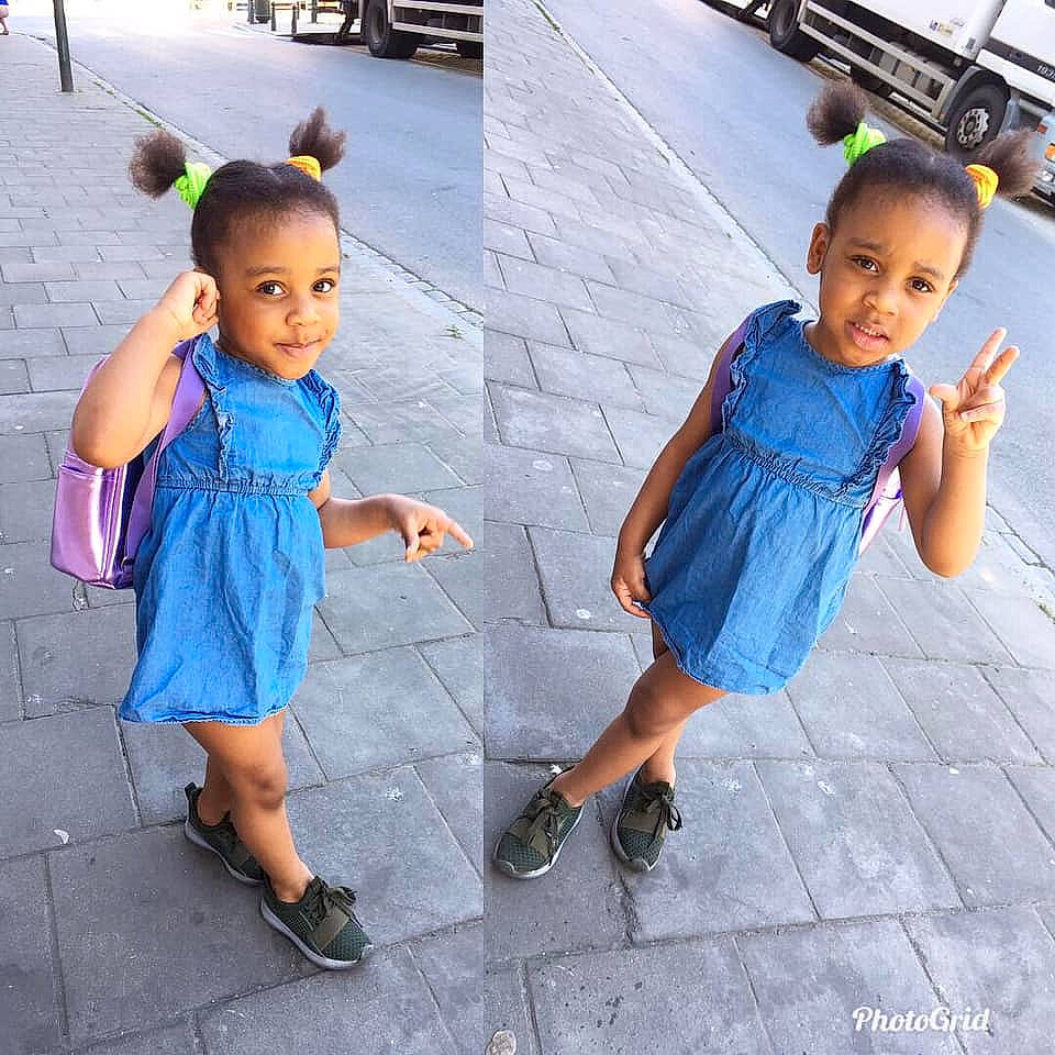 Gaby participe au concours pour gagner de l'argent avec cette photo : baby, blue, child, denim, dress, footwear, fun, happy, jeans, people, person, photography, plant, play, shoe, smile, snapshot, summer, toddler, vacation