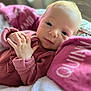 Camila joined the competition — help win amazing prizes! baby, blanket, blonde, bodypart, clothing, face, finger, hair, hand, happy, head, knitwear, newborn, person, photography, portrait, quilt, smile, sweater, sweatshirt