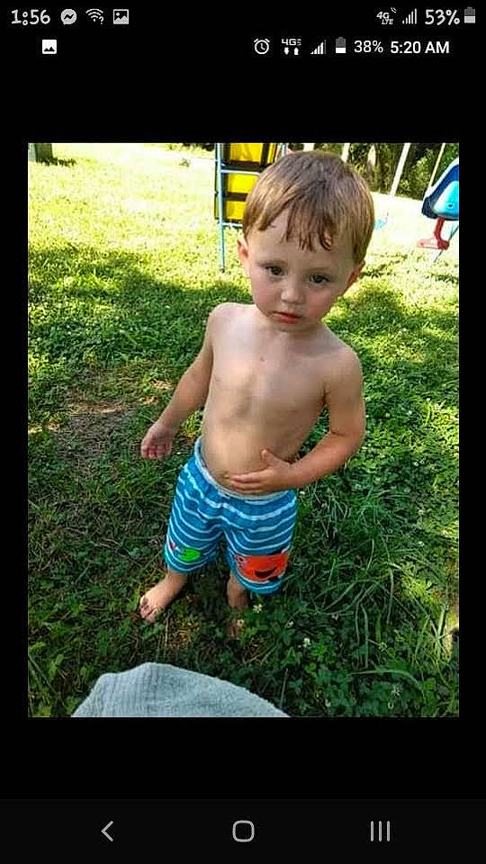 Layne joined the competition — help win amazing prizes! baby, baby_toddler_clothing, barechested, chest, child, flash_photography, fun, garden, grass, grass_family, happy, human_body, lawn, leisure, people_in_nature, person, plant, play, toddler, tree