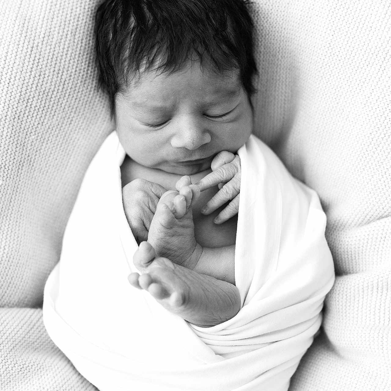 Yosef joined the competition — help win amazing prizes! baby, bed, blanket, bodypart, face, finger, furniture, hand, happy, head, newborn, person, photography, portrait, sleeping, smile