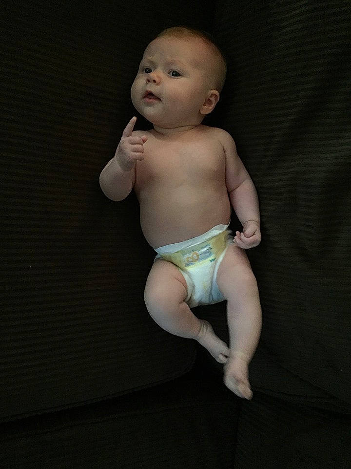 Jurnie is registered to the contest to win money with this photo: abdomen, arm, baby, barefoot, cheek, child, diaper, eye, fun, head, joint, leg, muscle, person, sitting, skin, standing, stomach, toddler, trunk