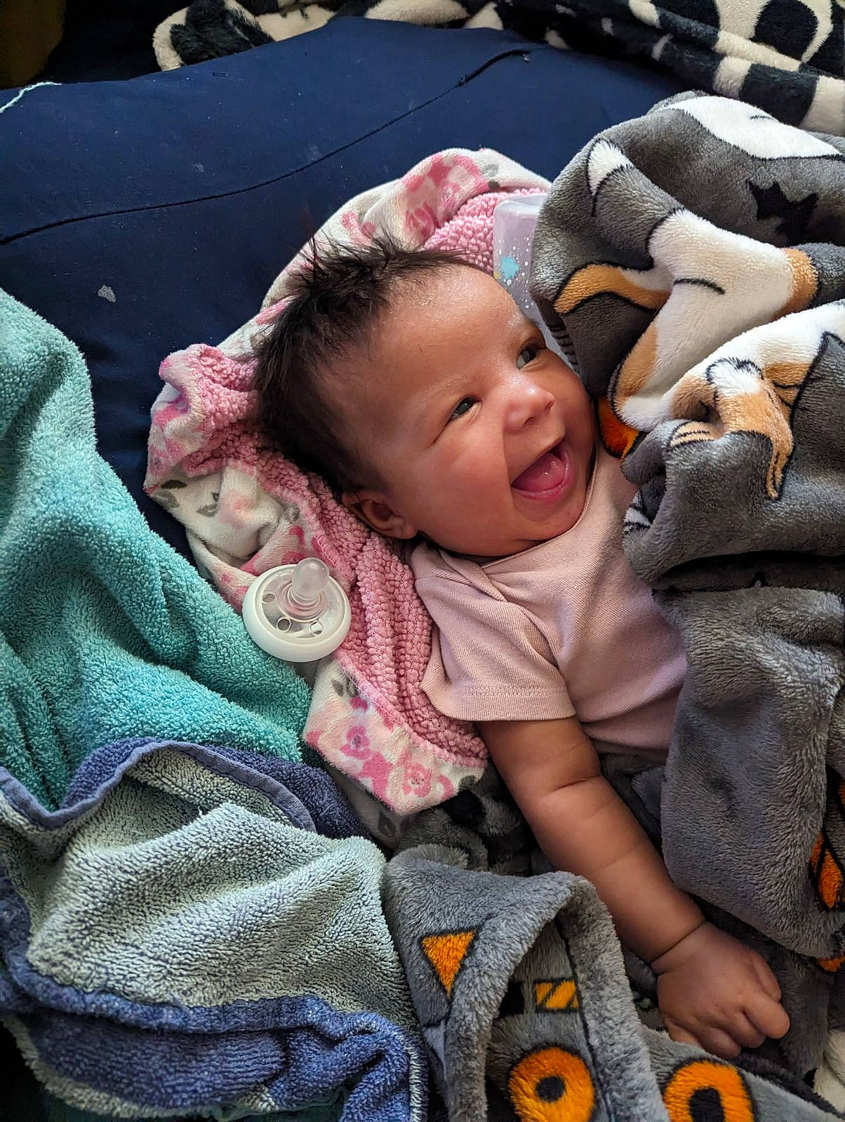 Rayanna joined the competition — help win amazing prizes! baby, baby_carriage, baby_products, baby_toddler_clothing, cheek, child, comfort, fun, grass, happy, head, person, product, sitting, skin, toddler, tree, vacation, winter