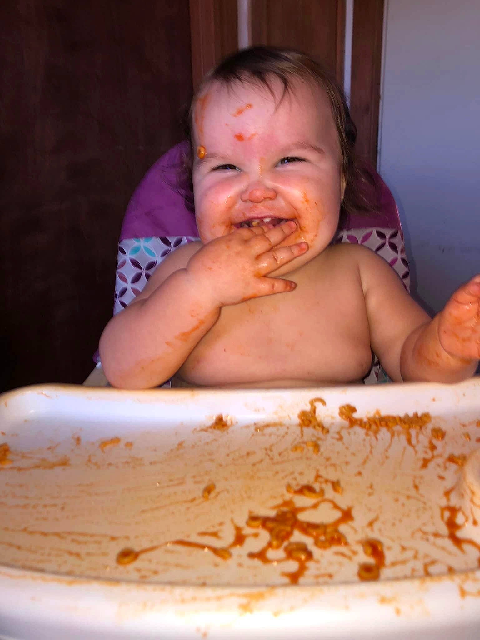 Ivanna joined the competition — help win amazing prizes! baby, baby_food, baby_toddler_clothing, cheek, child, cuisine, dish, dishware, food, fun, happy, ingredient, mouth, person, plate, recipe, serveware, skin, sweetness, tableware