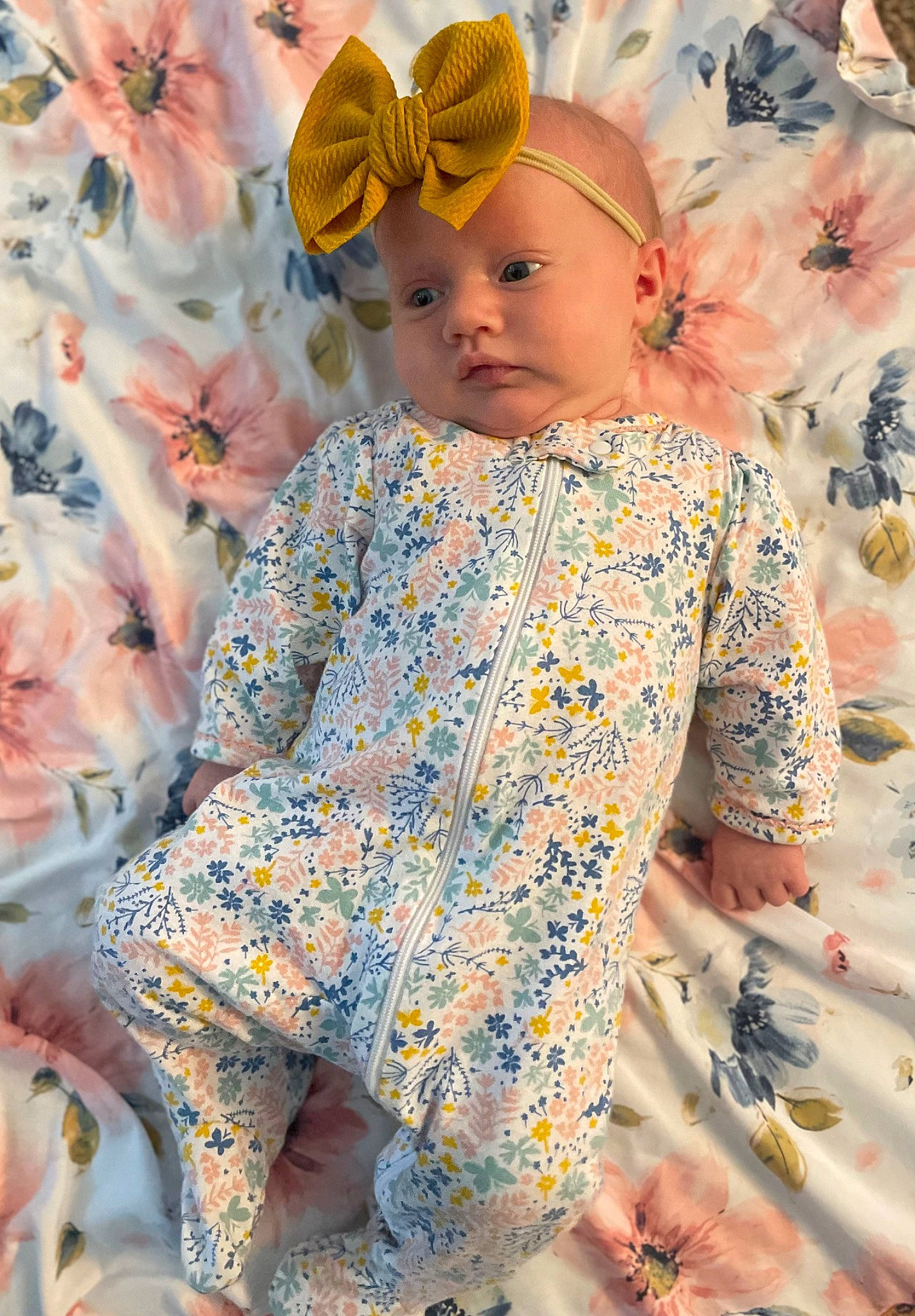 Berkley joined the competition — help win amazing prizes! baby, baby_toddler_clothing, blond, cap, child, dress, face, flower, grass, happy, hat, headwear, pattern, people_in_nature, person, petal, photograph, pink, sleeve, summer