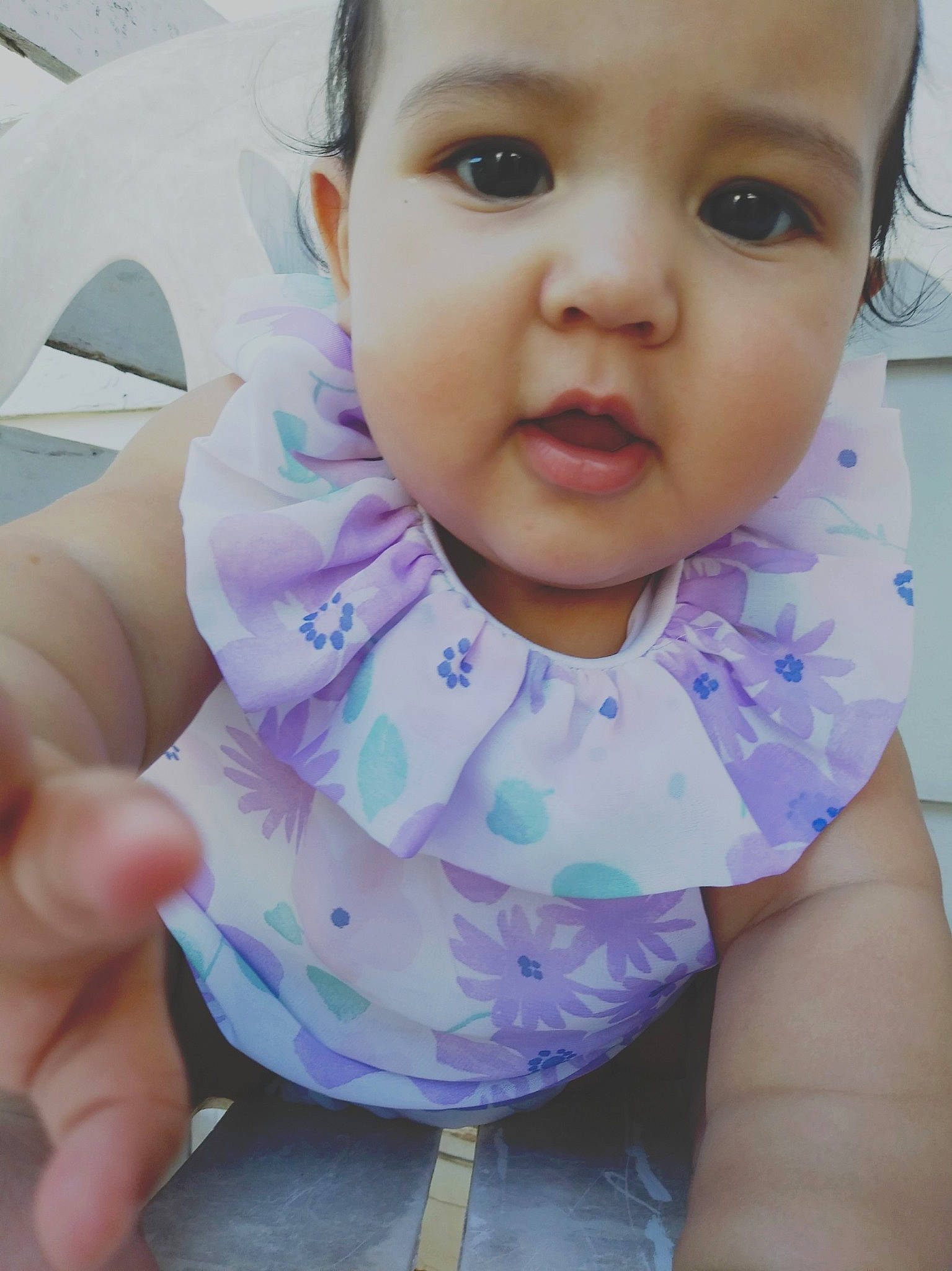 Jianna joined the competition — help win amazing prizes! baby, cheek, child, chin, cool, eye, eyebrow, face, finger, forehead, hand, head, iris, lip, mouth, neck, nose, person, skin, smile