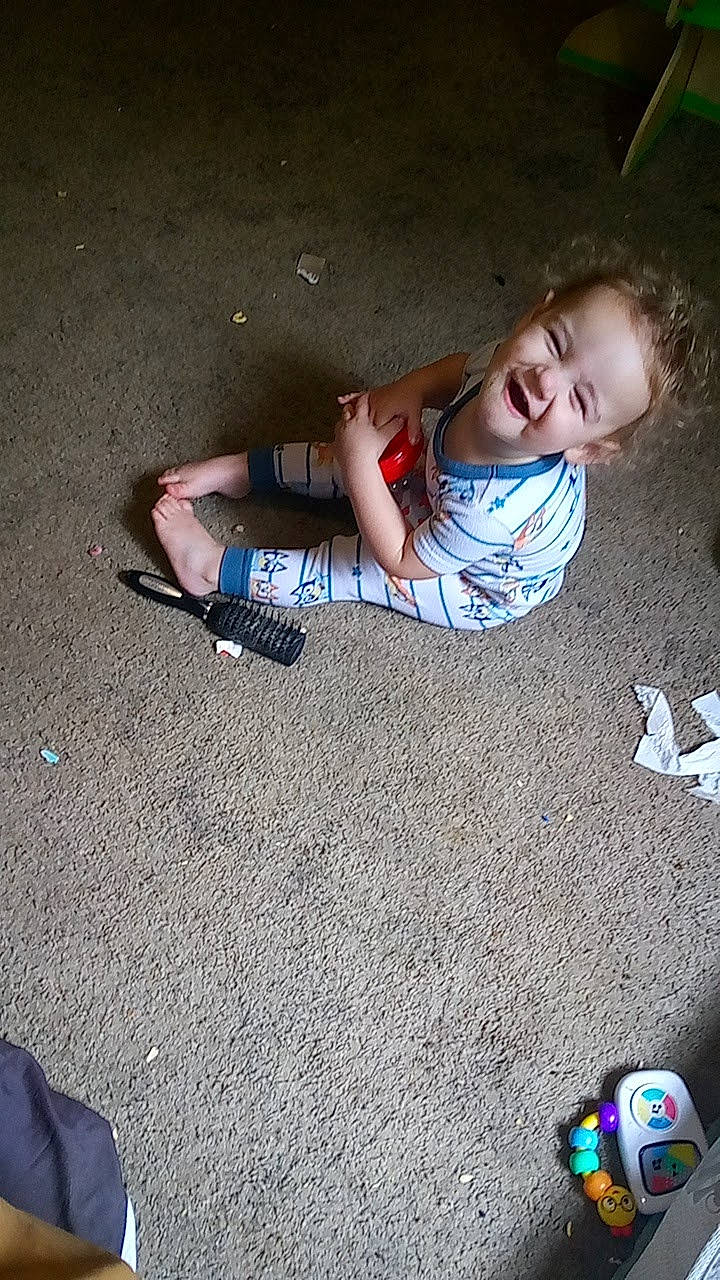 Killian joined the competition — help win amazing prizes! asphalt, baby, baby_toddler_clothing, comfort, cool, electric_blue, finger, flash_photography, floor, flooring, fun, grass, happy, human_leg, knee, person, road_surface, smile, thigh, tints_and_shades