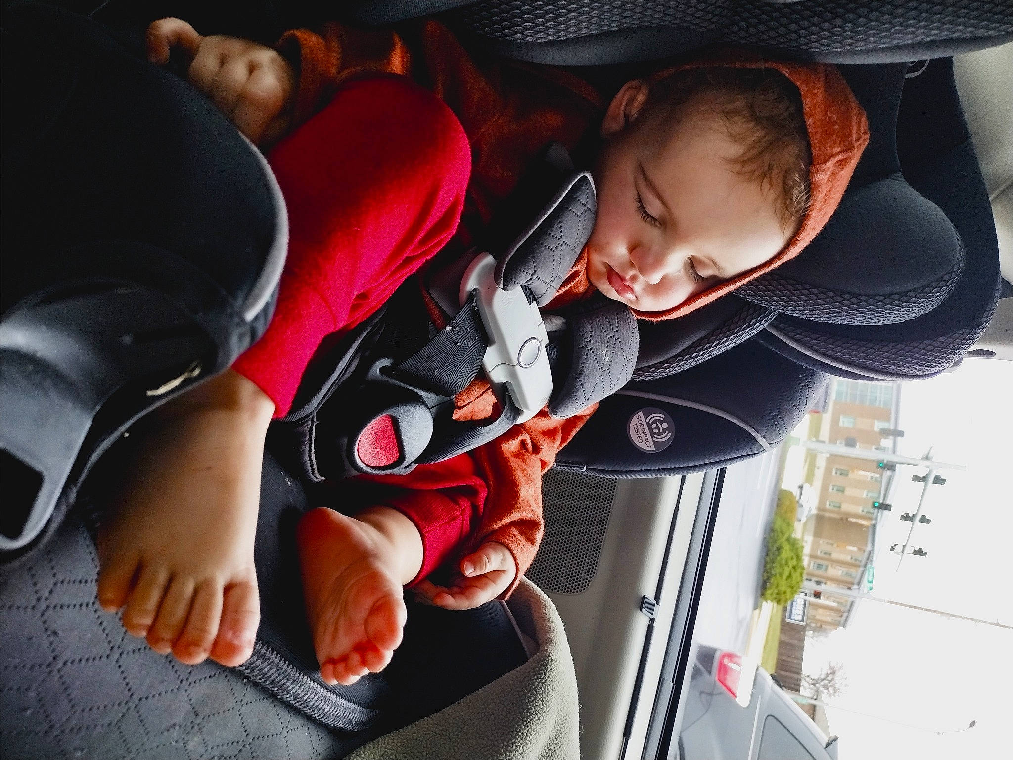 Killian joined the competition — help win amazing prizes! auto_part, baby, baby_carriage, baby_in_car_seat, baby_products, car, car_seat, carmine, child, comfort, family_car, hat, person, seat_belt, steering_wheel, sun_hat, toddler, tree, vehicle, vehicle_door