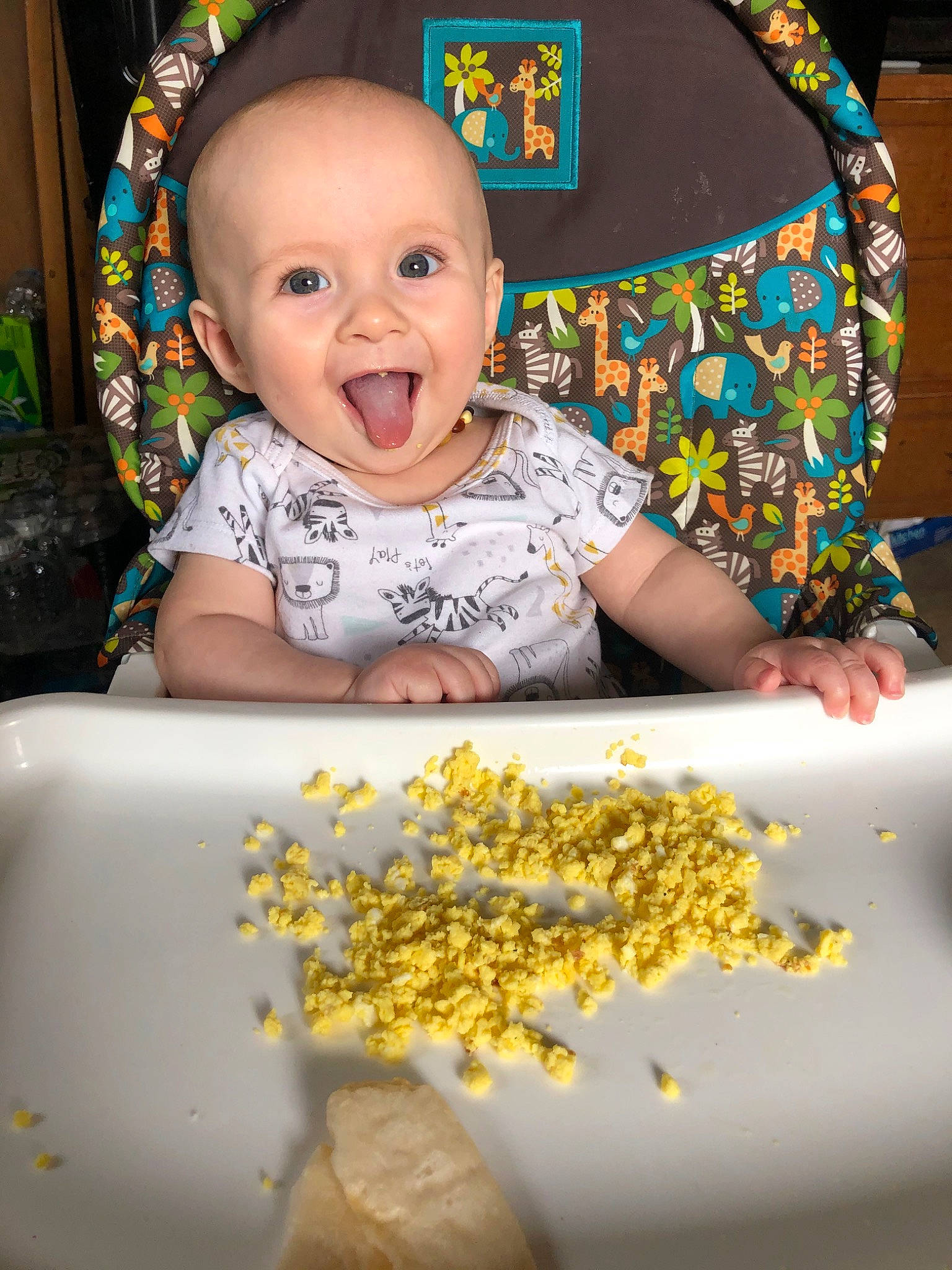 Kelvin joined the competition — help win amazing prizes! baby, child, cuisine, food, person, snack, toddler, vegetarian_food, yellow