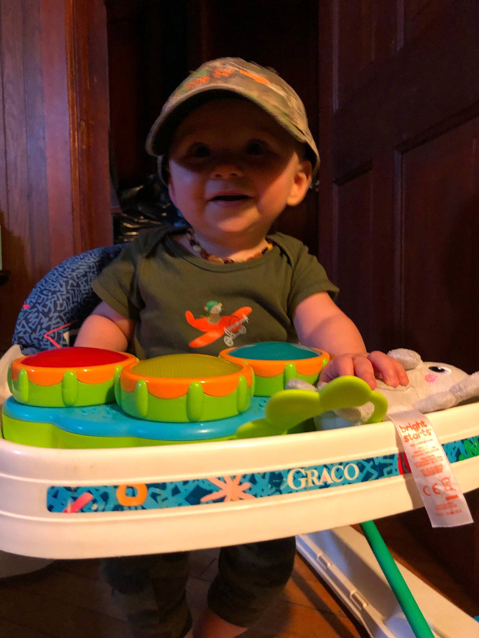 Kelvin is registered to the contest to win money with this photo: baby, cake, child, food, headwear, person, play, toddler