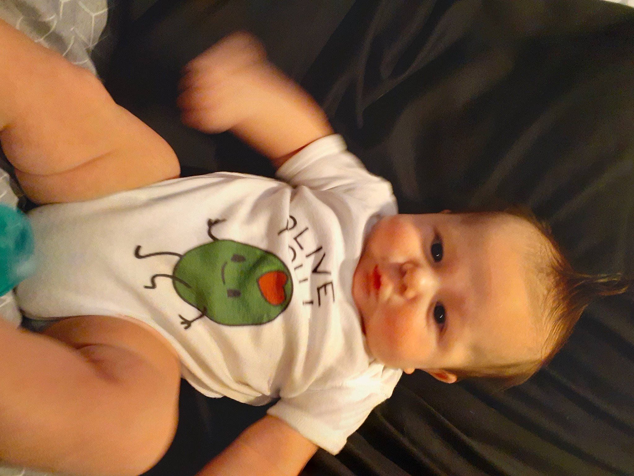 Derek joined the competition — help win amazing prizes! baby, baby_products, baby_safety, baby_toddler_clothing, cheek, child, comfort, elbow, finger, gesture, happy, mammal, mouth, person, skin, sleeve, textile, thumb, toddler, vertebrate