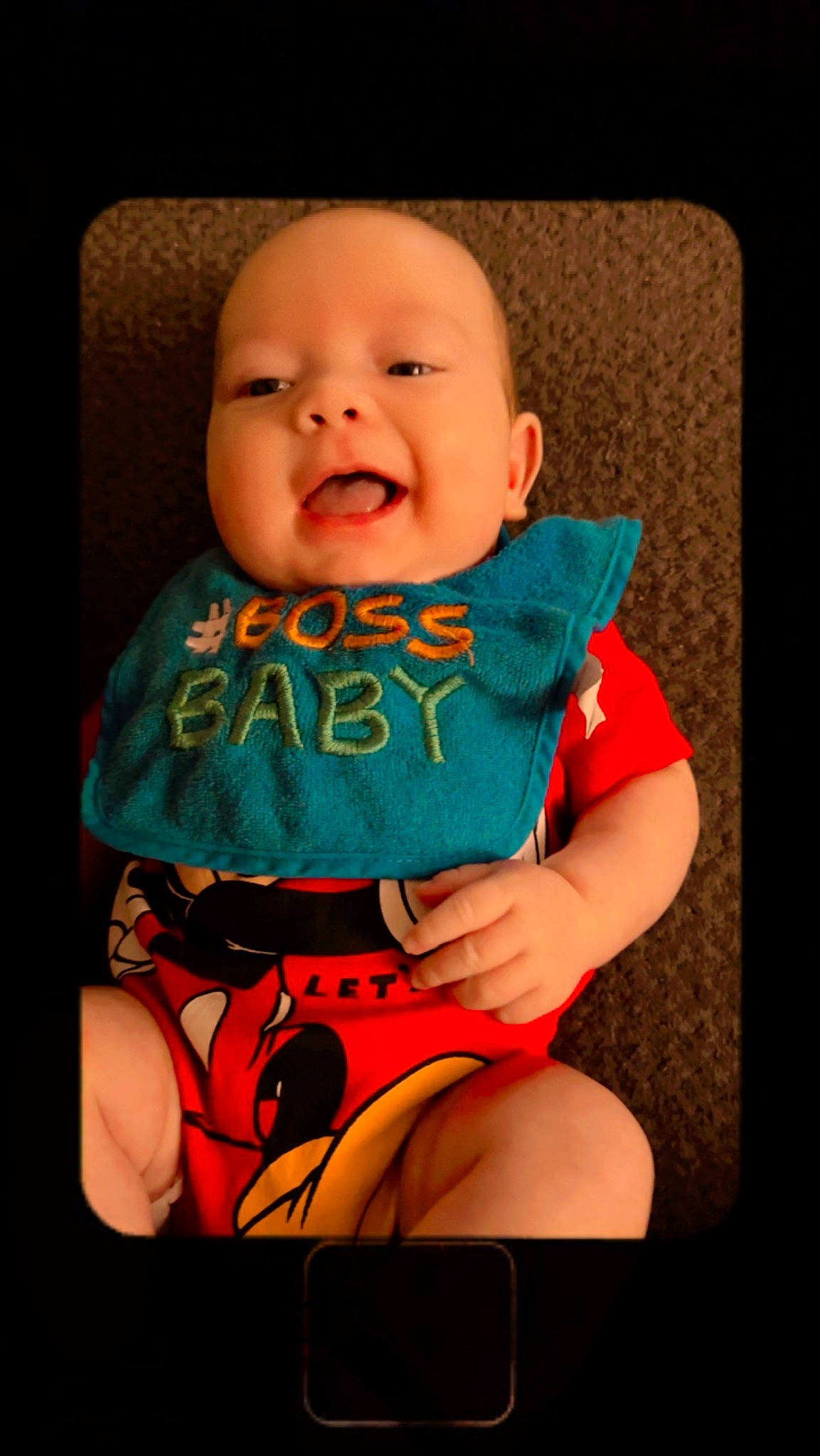 Colton joined the competition — help win amazing prizes! abdomen, baby, baby_toddler_clothing, cheek, comfort, electric_blue, eye, finger, happy, mouth, neck, person, pink, skin, sleeve, smile, stomach, t_shirt, thigh, toddler