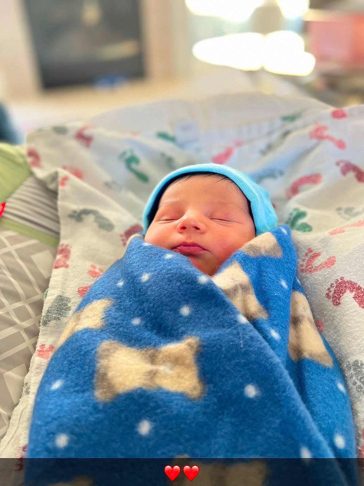 Muhammad is registered to the contest to win money with this photo: baby, baby_sleeping, baby_toddler_clothing, bed_sheet, bedding, bedtime, blanket, child, comfort, hat, linens, nap, pattern, person, room, sleep, sleeve, toddler