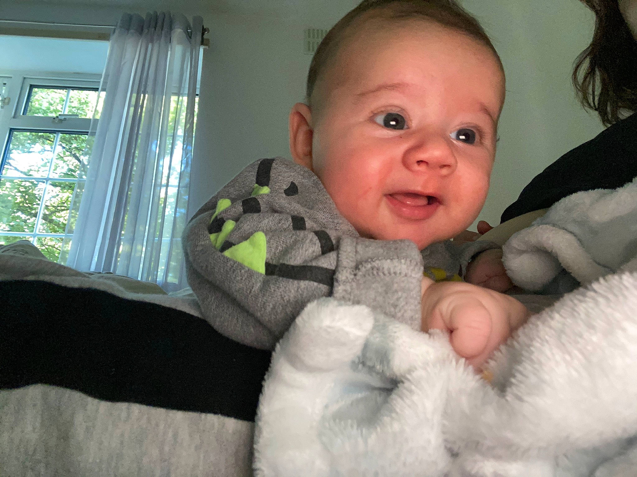 Emanuel joined the competition — help win amazing prizes! baby, cheek, child, eye, face, finger, hand, head, mouth, nose, person, skin, smile, thumb, toddler