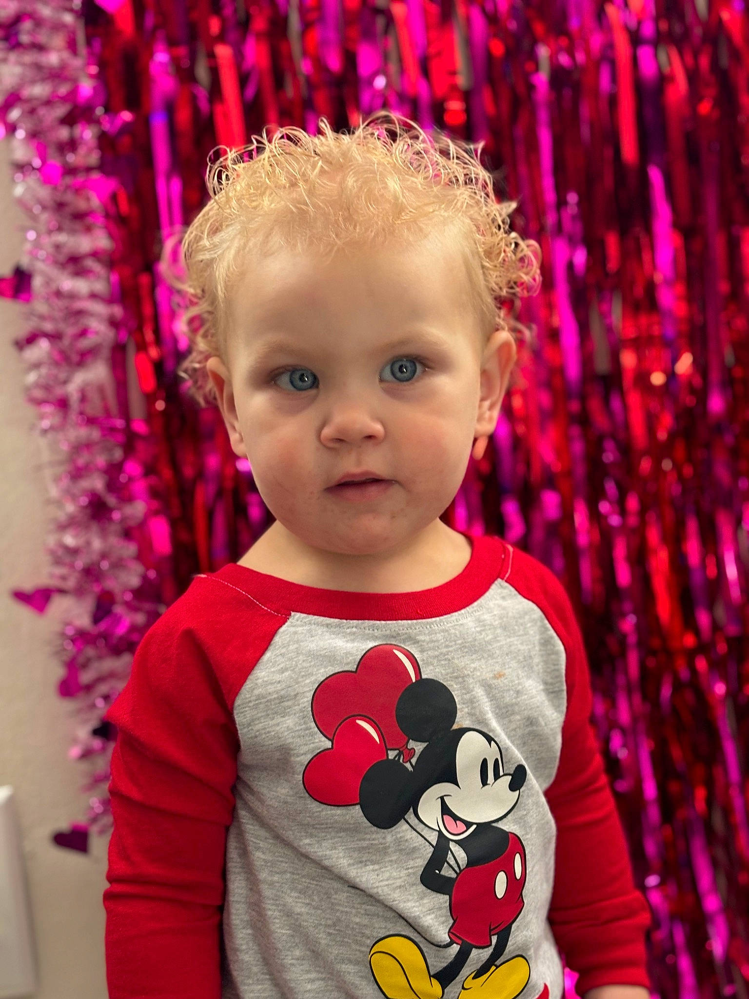 Leighton joined the competition — help win amazing prizes! baby_toddler_clothing, cheek, eye, face, facial_expression, fashion, hair, hairstyle, happy, head, human, iris, organ, person, photograph, pink, product, purple, sleeve, smile