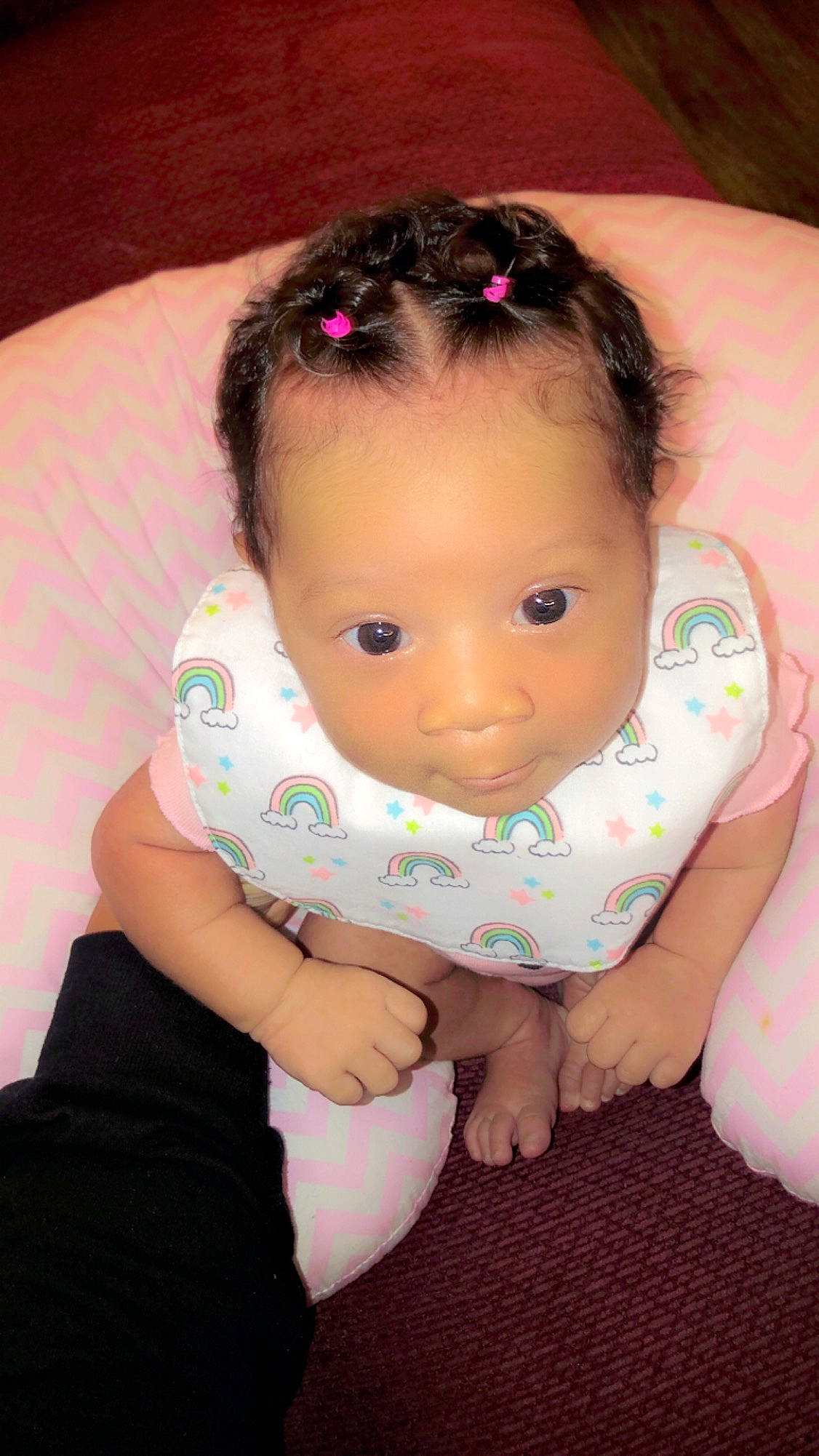 Kaleah is registered to the contest to win money with this photo: baby, cheek, child, ear, eye, face, finger, forehead, head, iris, lip, mouth, neck, nose, person, pink, skin, toddler