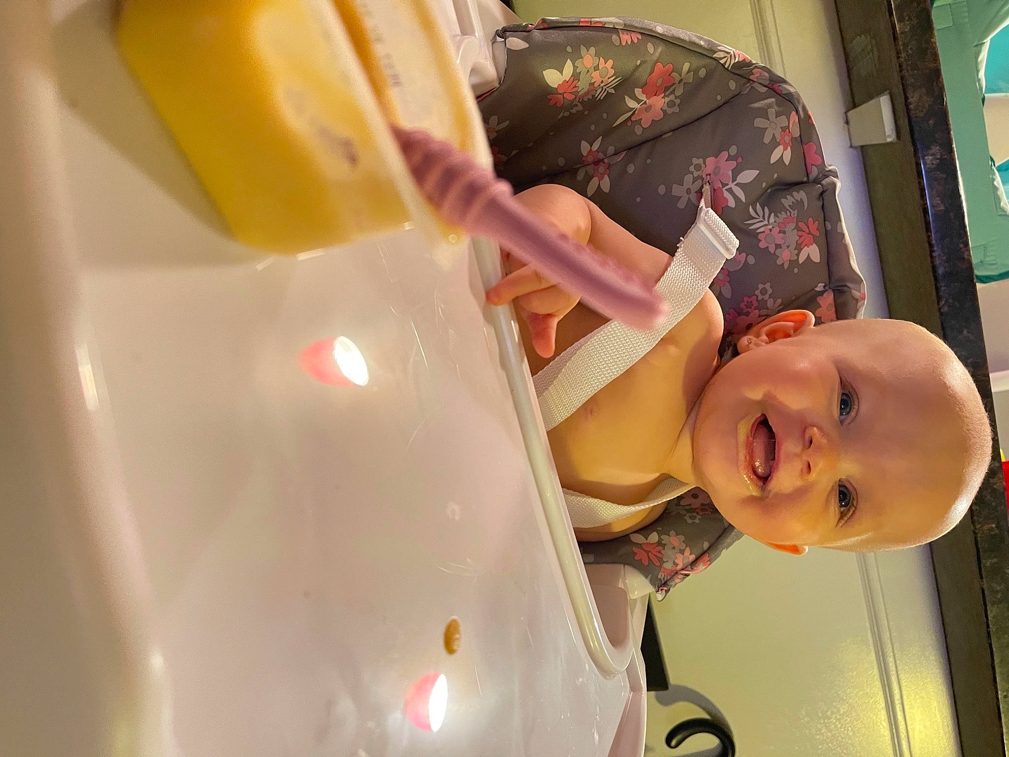 Kitana joined the competition — help win amazing prizes! automotive_lighting, baby, baby_products, baby_safety, baby_toddler_clothing, child, finger, fun, hairstyle, happy, mouth, person, personal_protective_equipment, plastic, play, room, skin, smile, toddler, toy